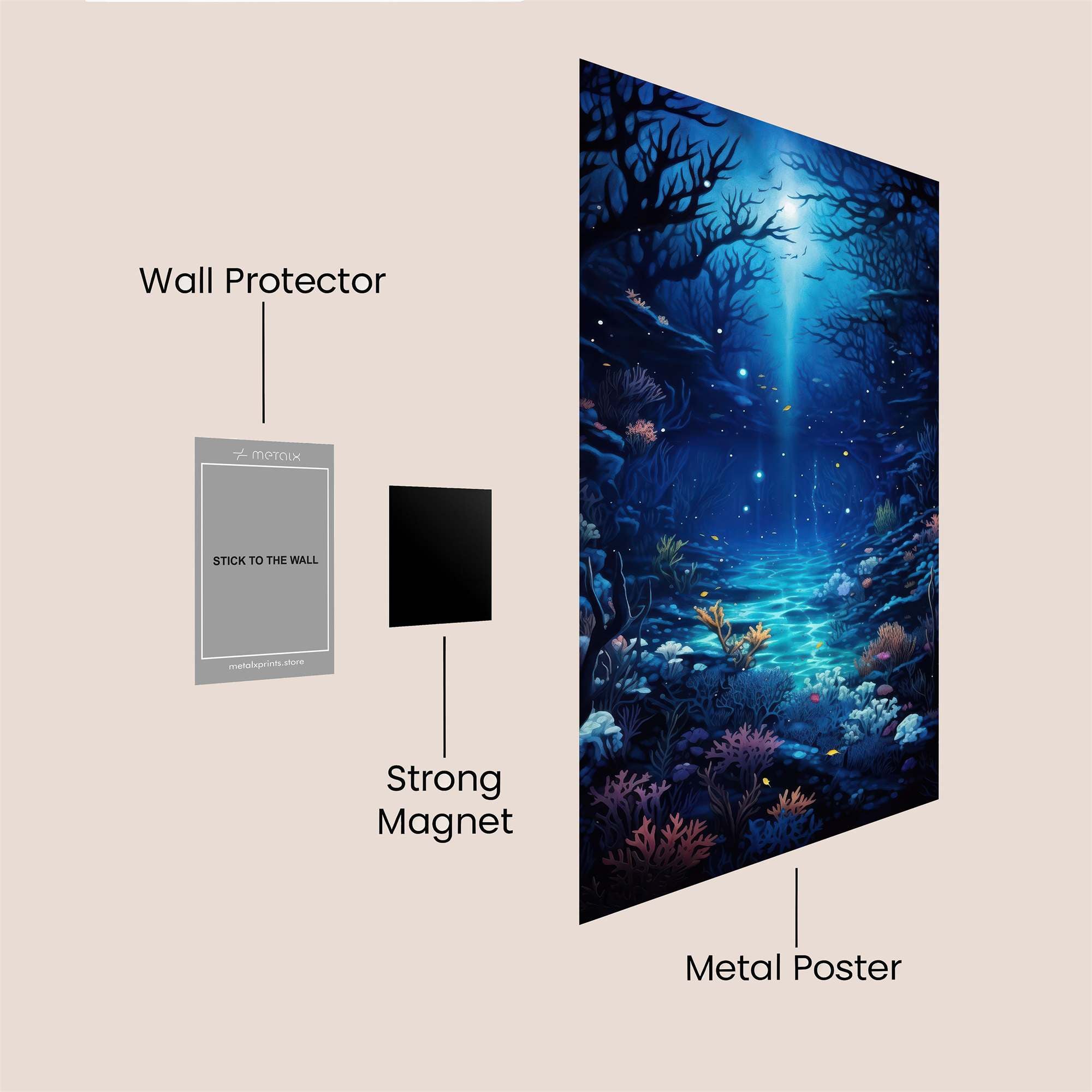 Moonlit Enchantment Safe Wall Magnetic / M
