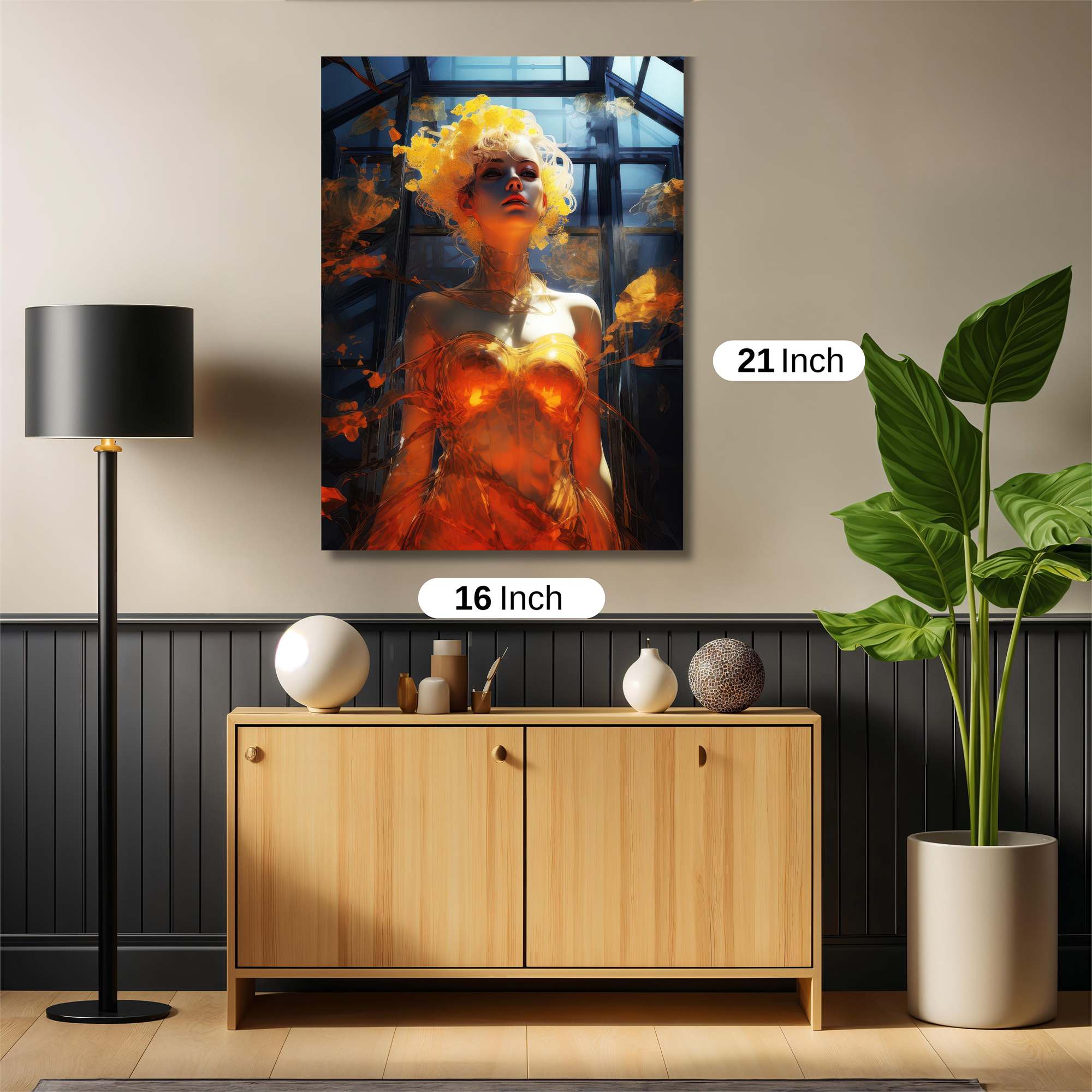 Flame Enigma Safe Wall Magnetic / M