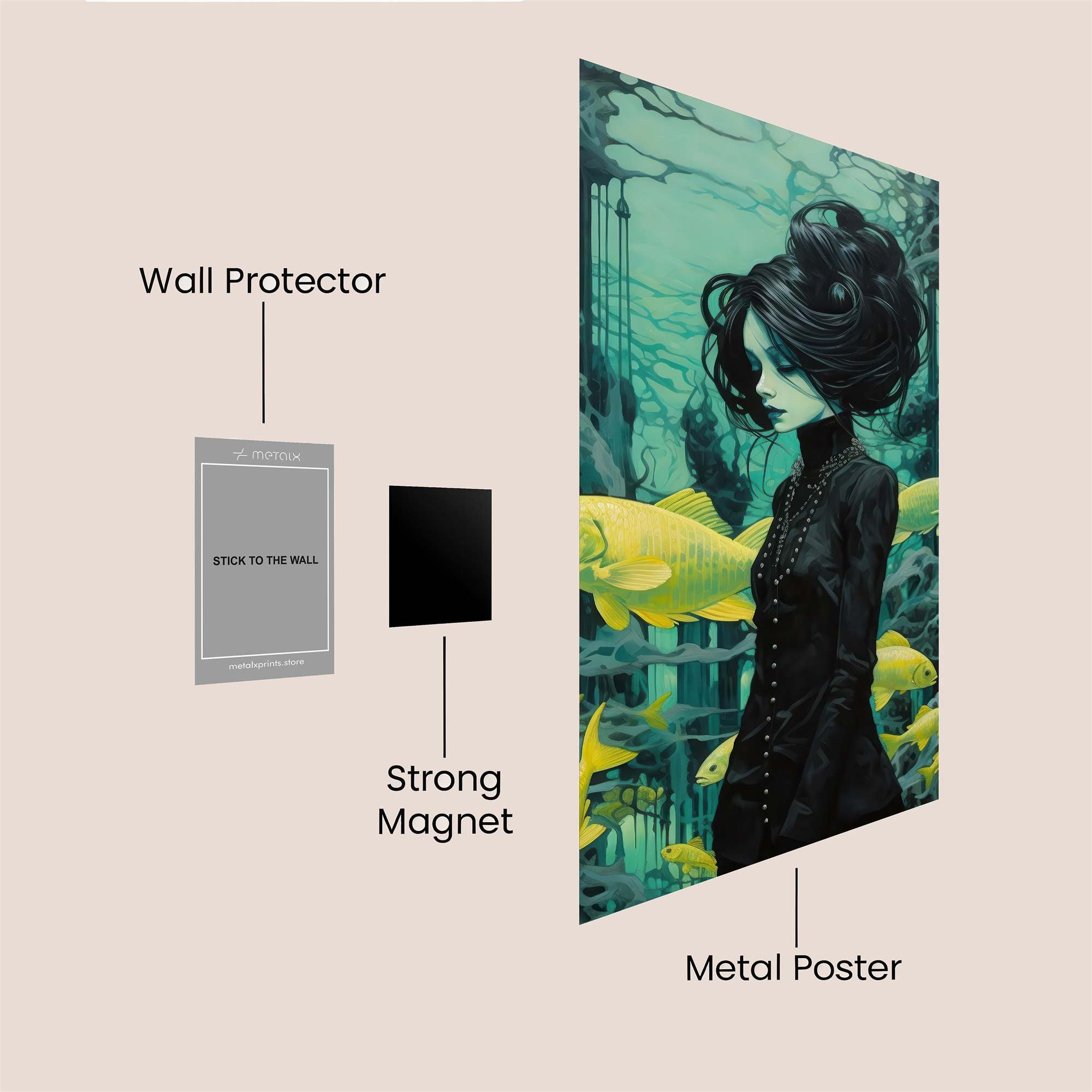 Siren Serenity Safe Wall Magnetic / M