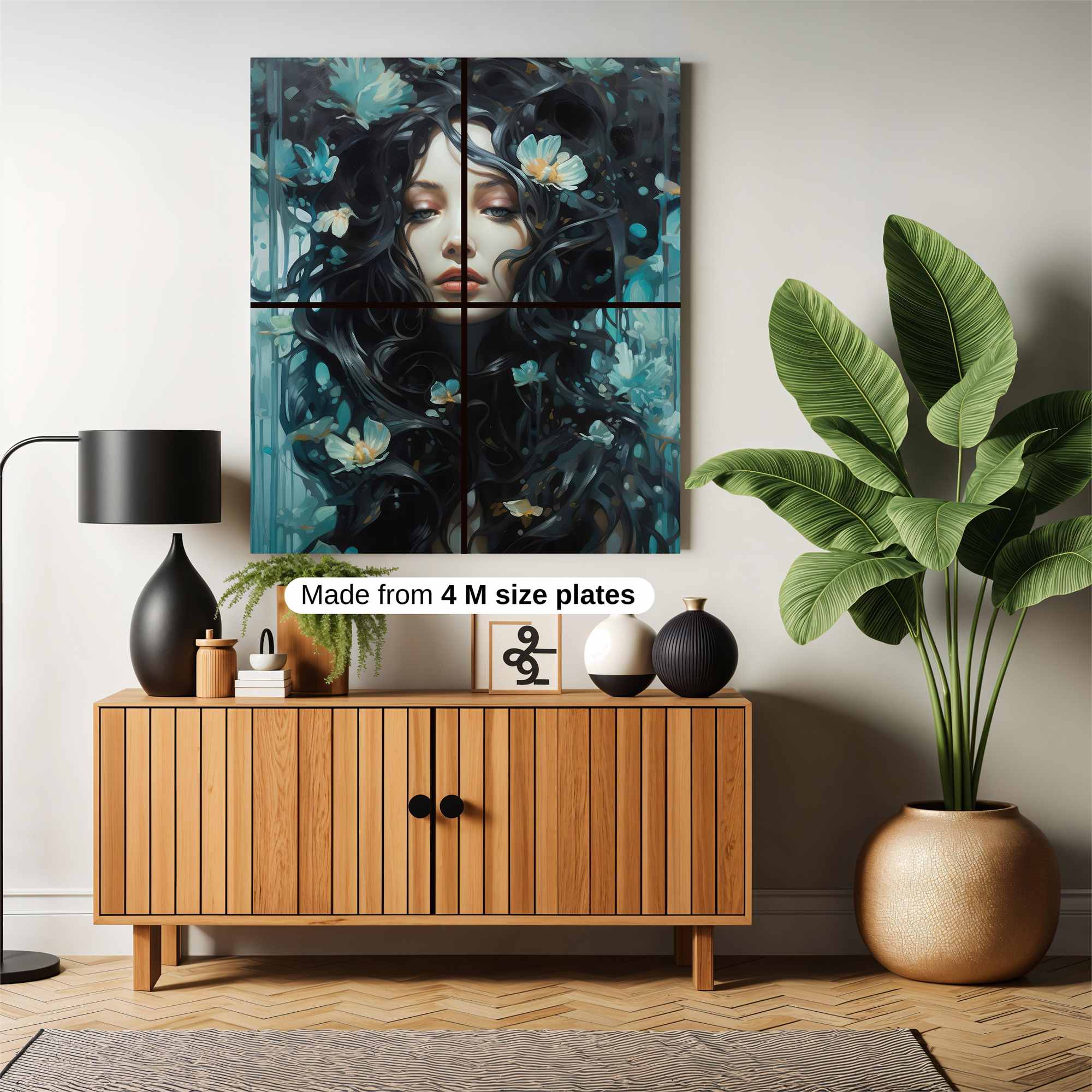 Floral Enigma Safe Wall Magnetic / M