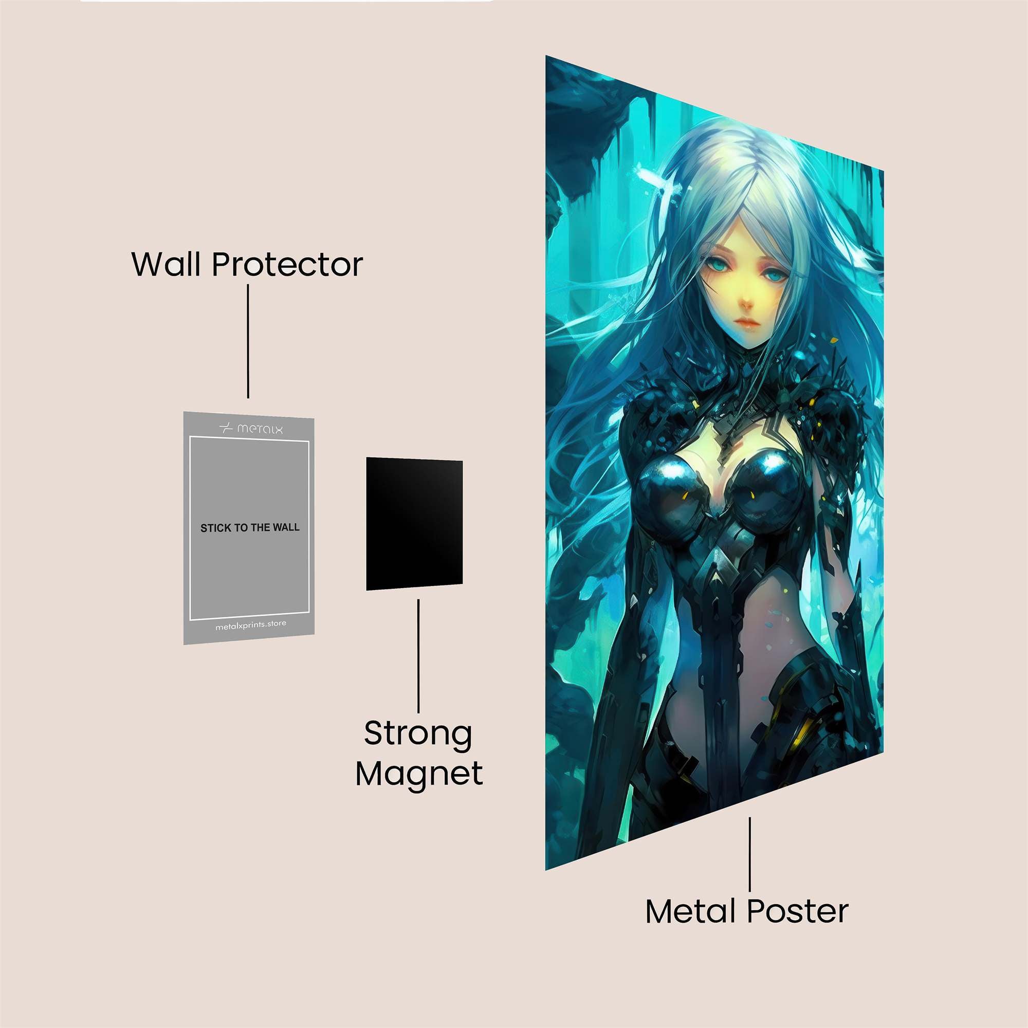 Luna Enigmatic Safe Wall Magnetic / M