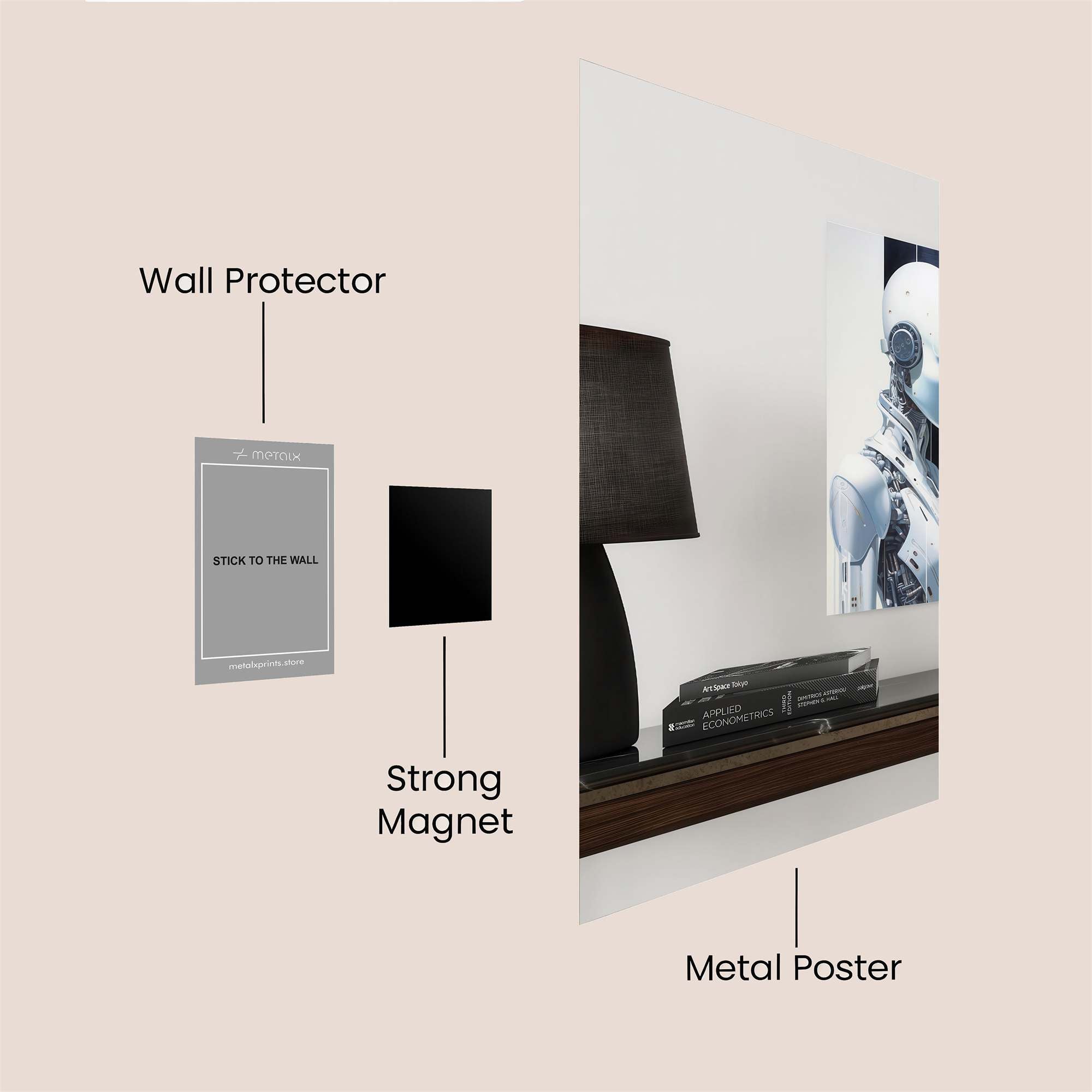 Android Serenity Safe Wall Magnetic / M