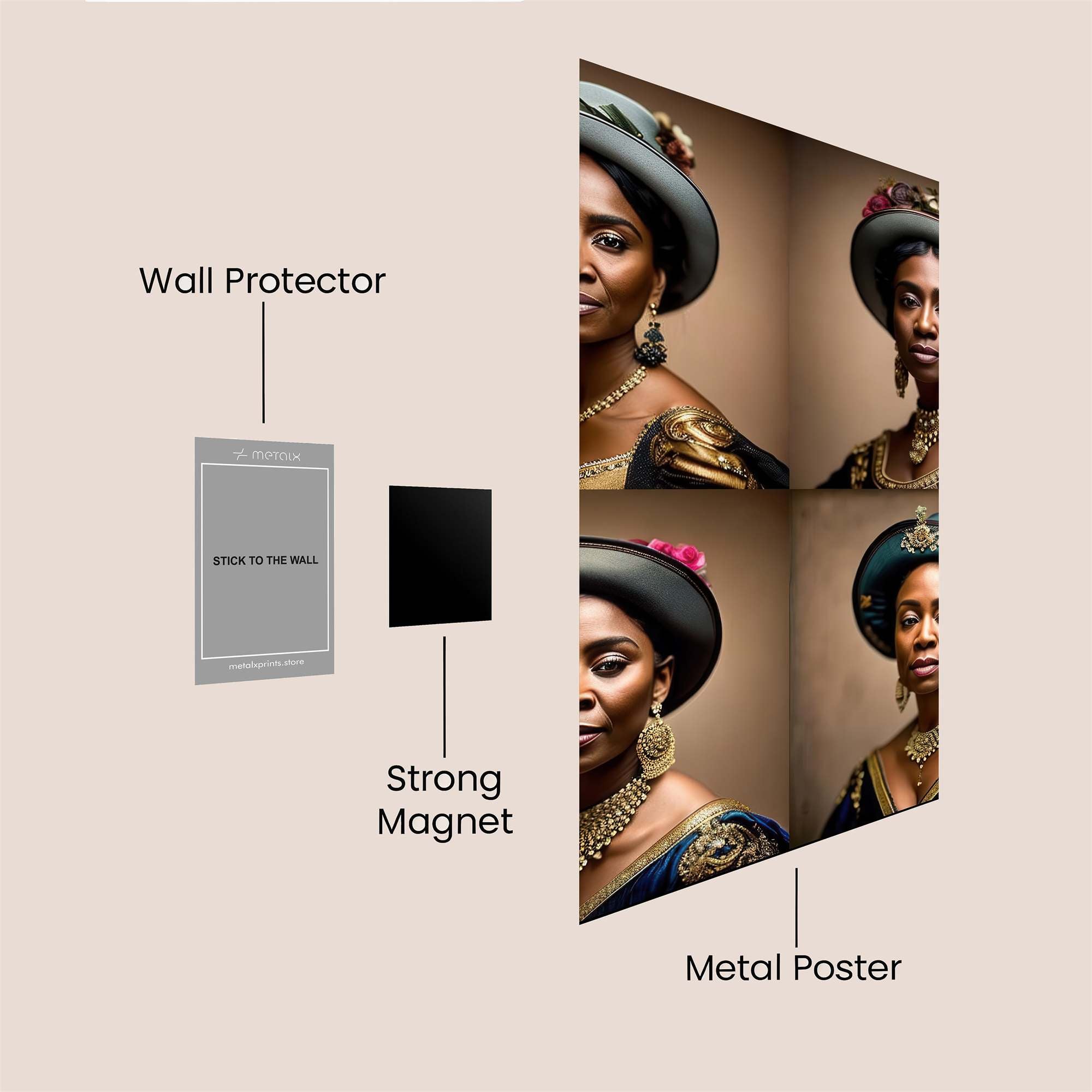 Regal Elegance Safe Wall Magnetic / M