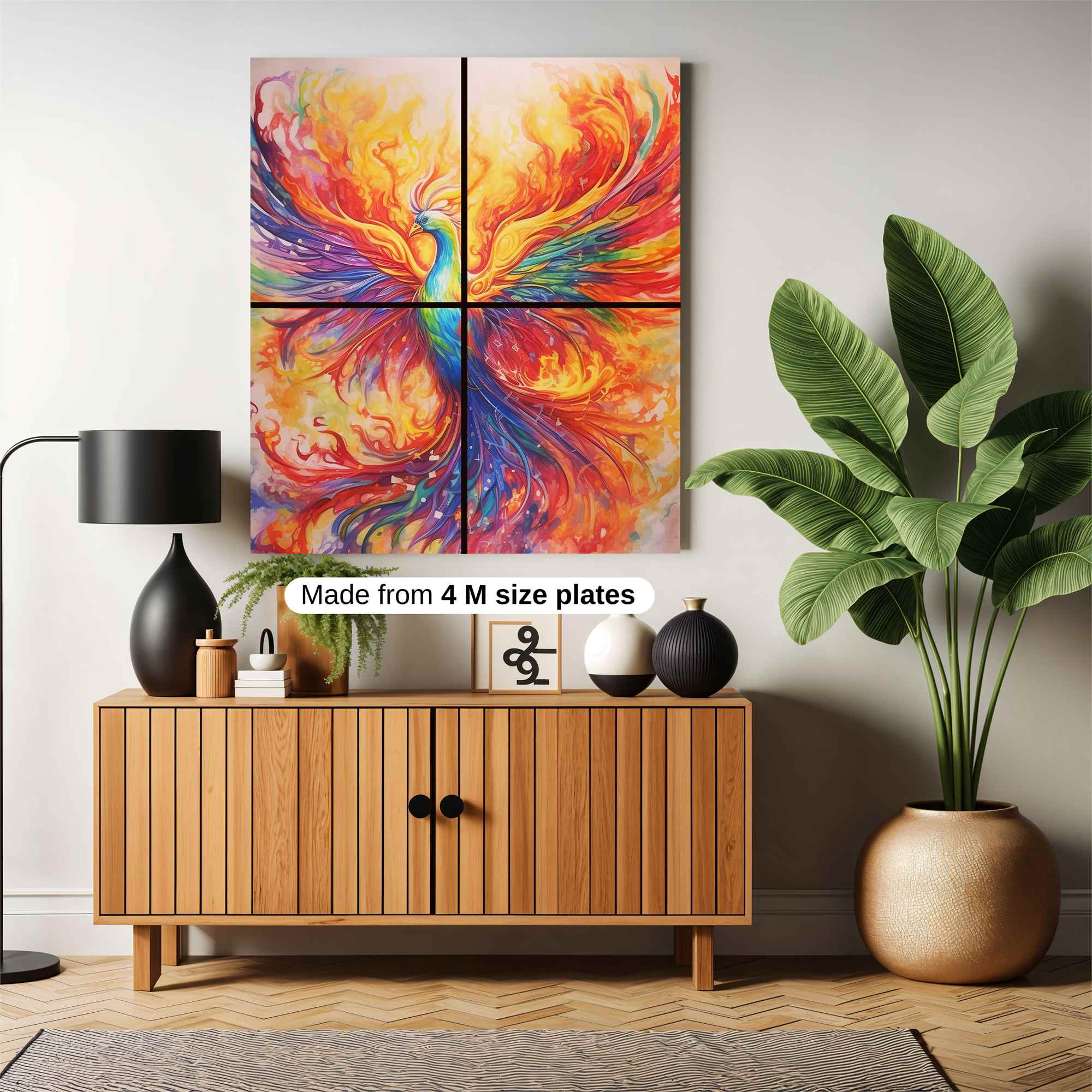 Phoenix Rebirth Safe Wall Magnetic / M