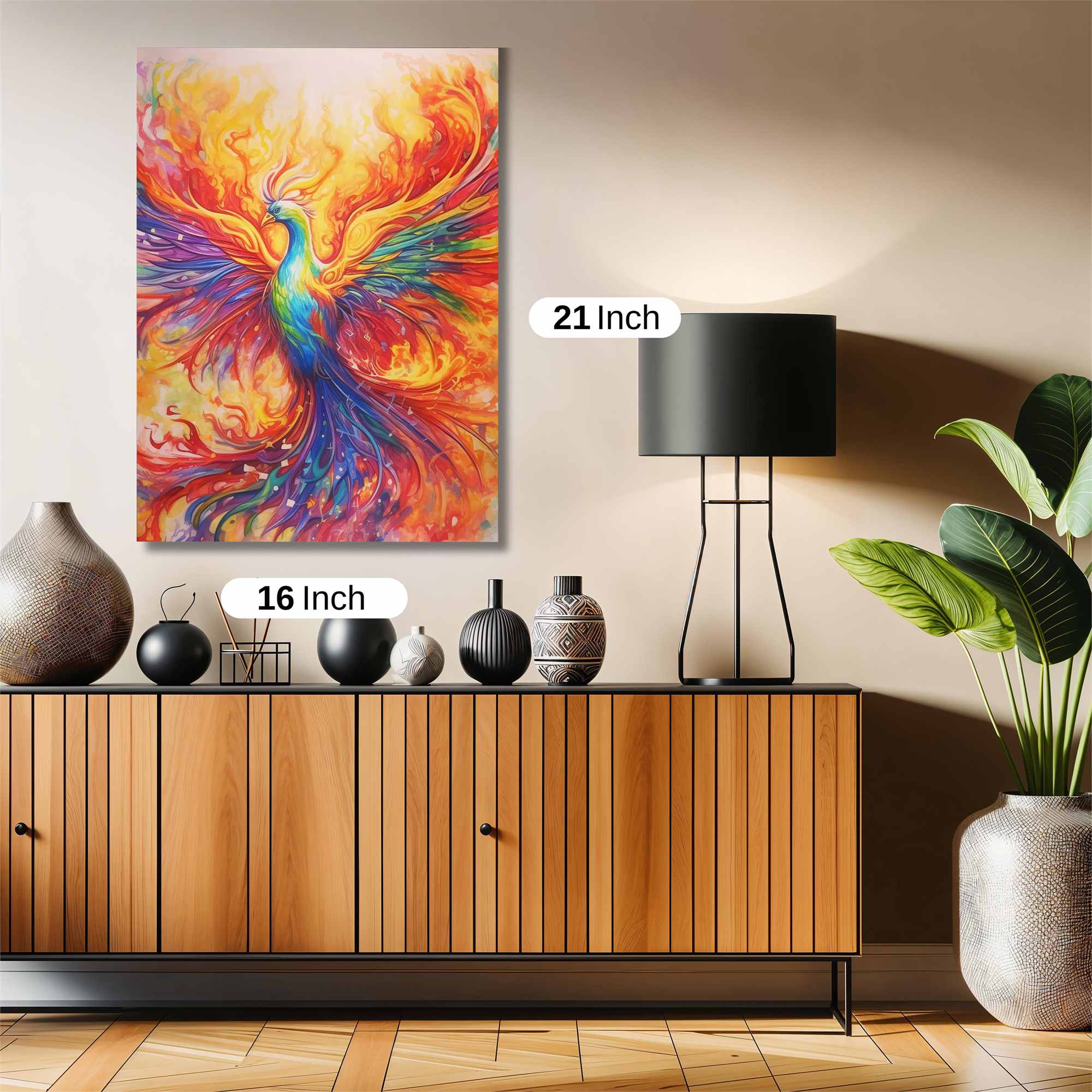 Phoenix Rebirth Safe Wall Magnetic / M
