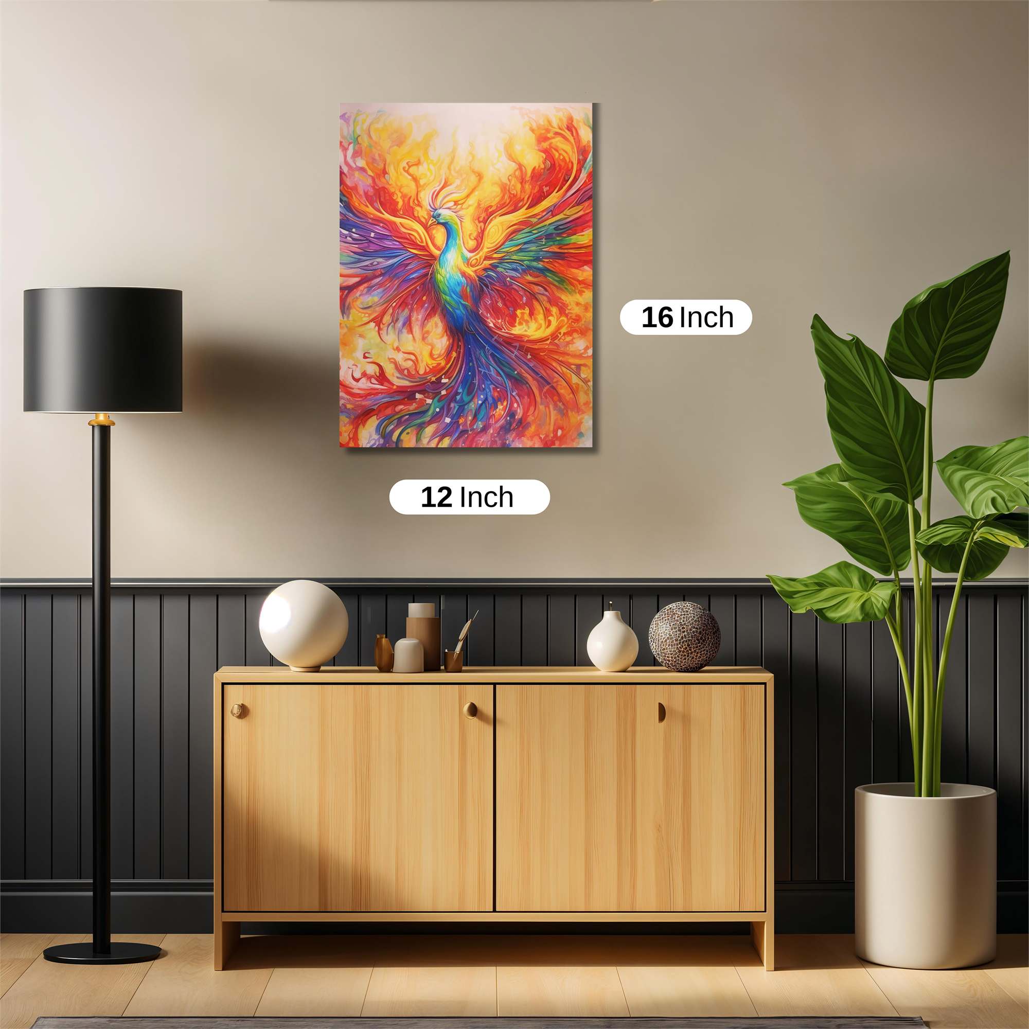 Phoenix Rebirth Safe Wall Magnetic / M