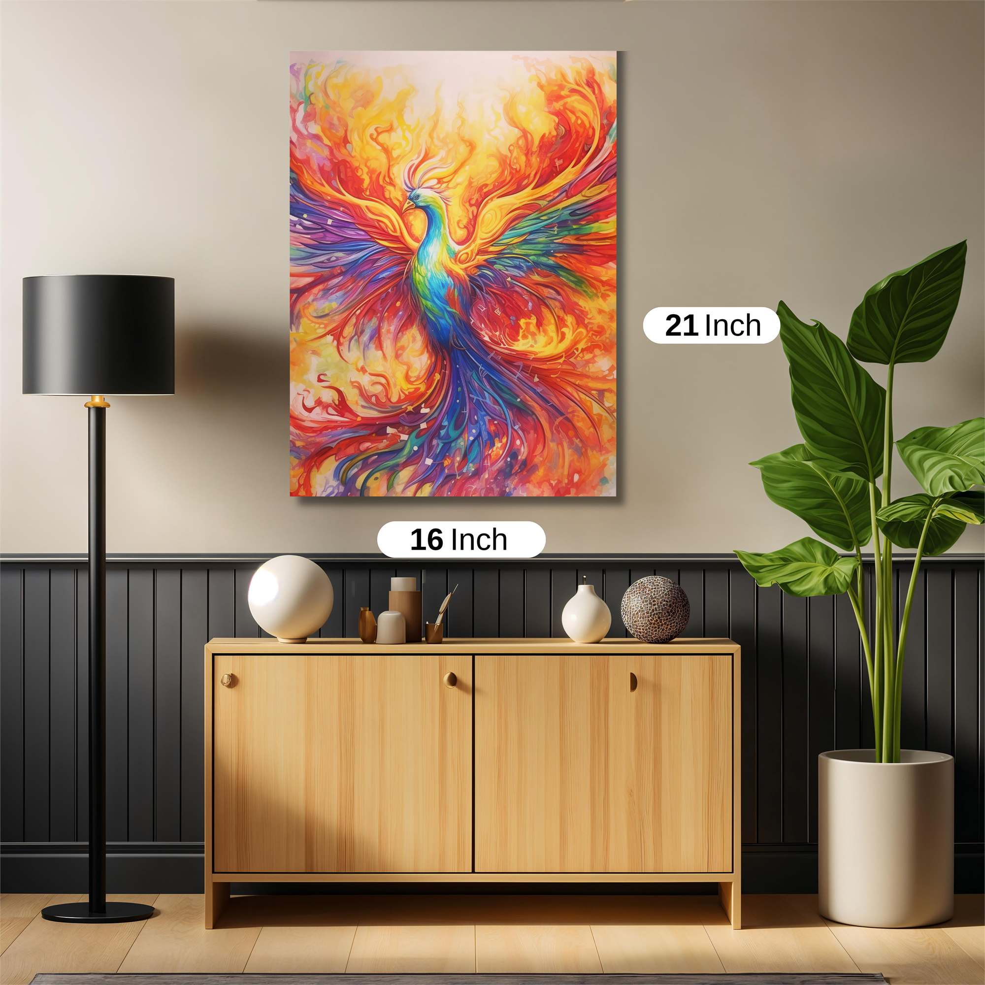 Phoenix Rebirth Safe Wall Magnetic / M