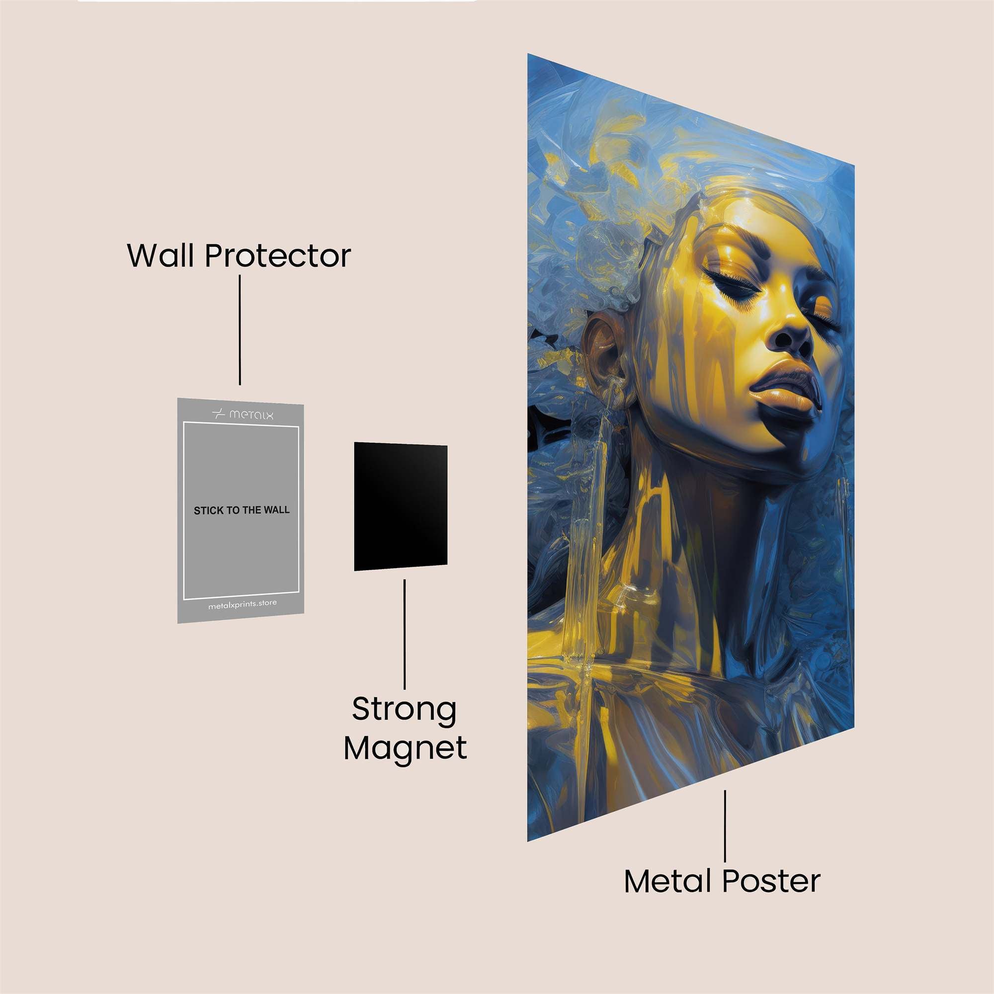 Ice Queen Safe Wall Magnetic / M