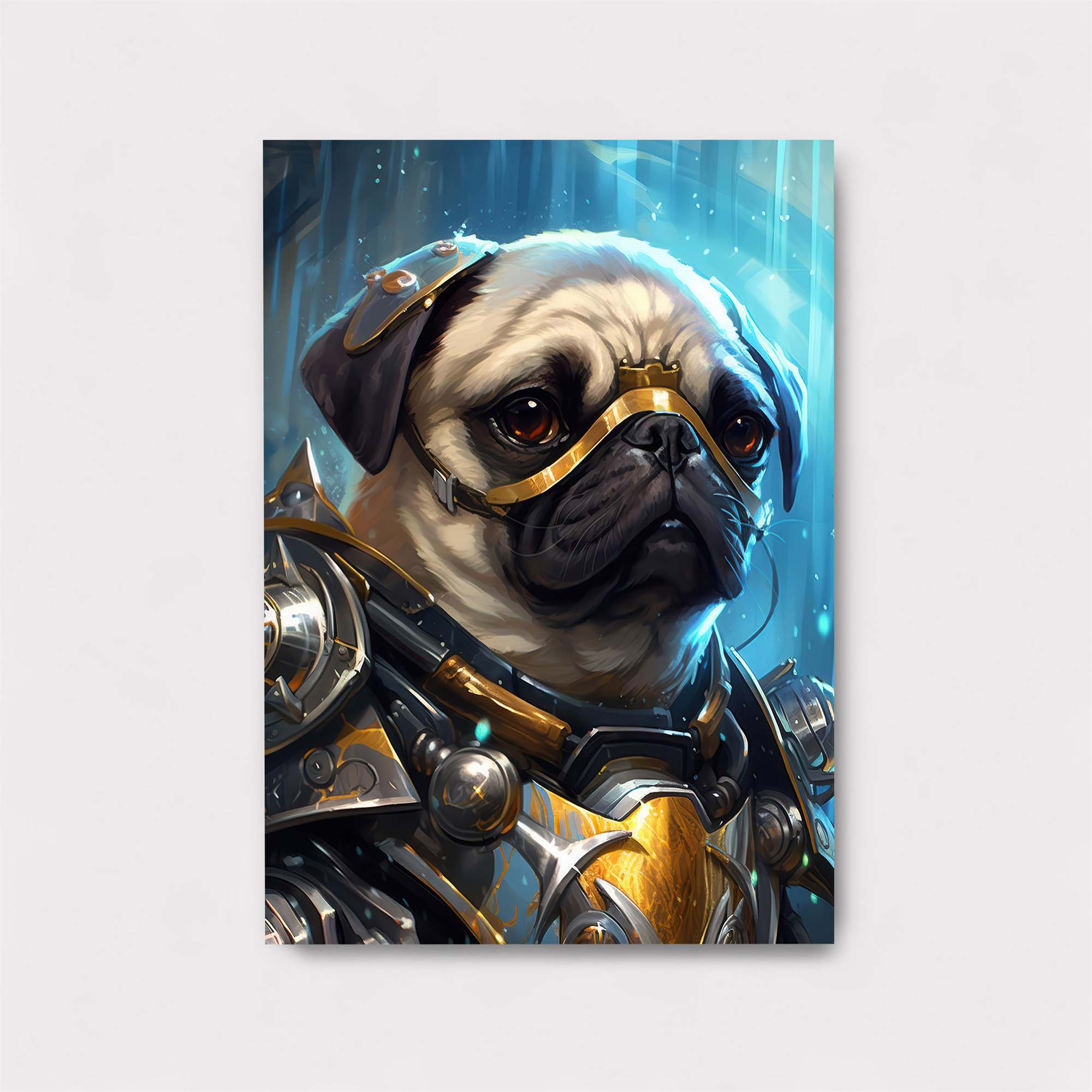 Pug Paladin Safe Wall Magnetic / M