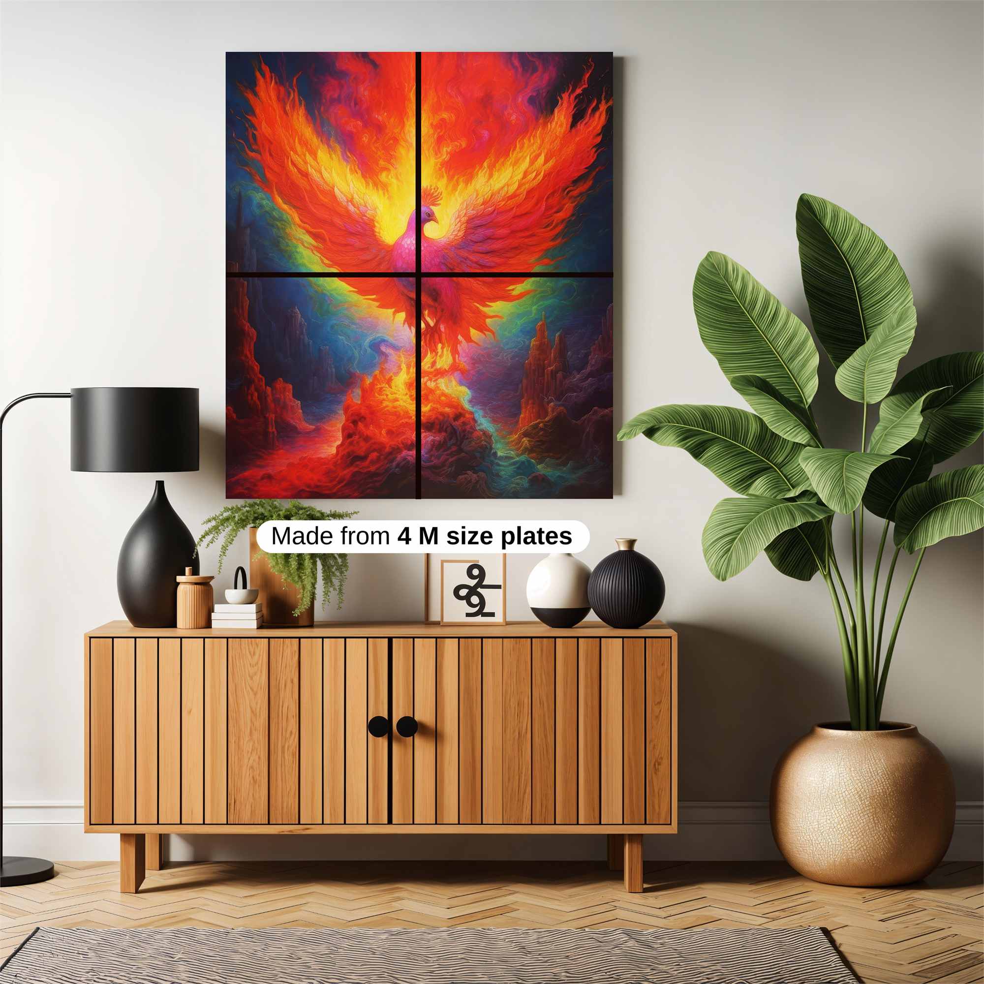 Phoenix Rebirth Safe Wall Magnetic / M