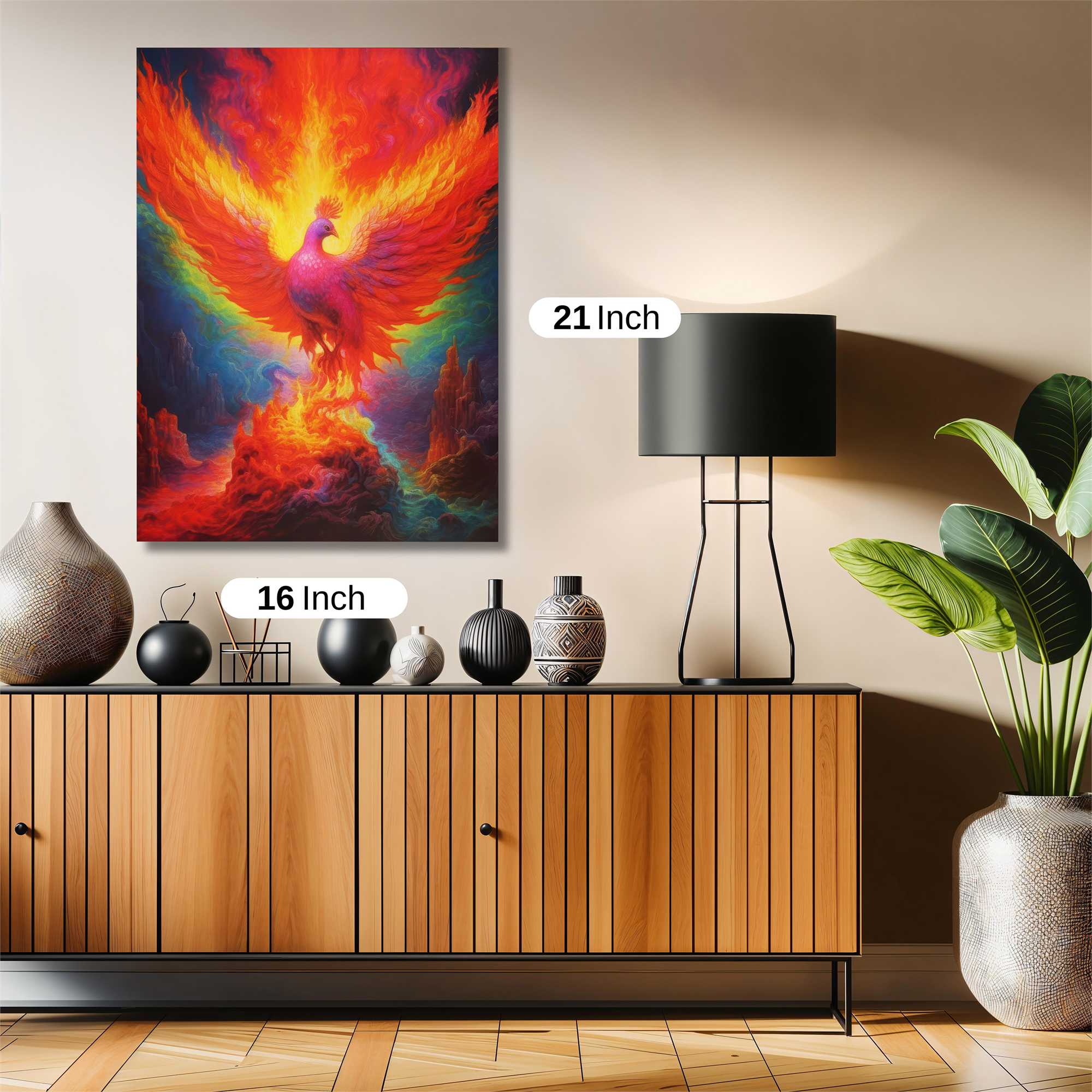 Phoenix Rebirth Safe Wall Magnetic / M