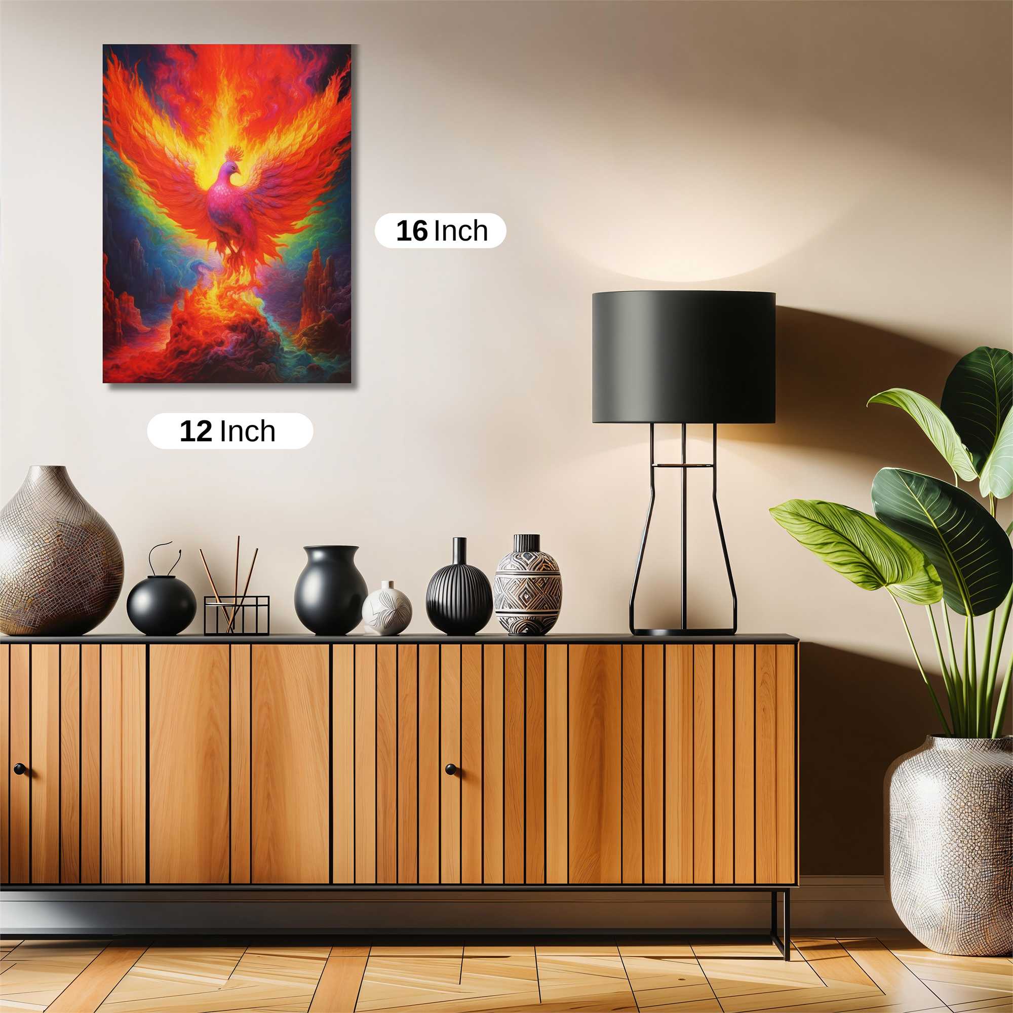 Phoenix Rebirth Safe Wall Magnetic / M