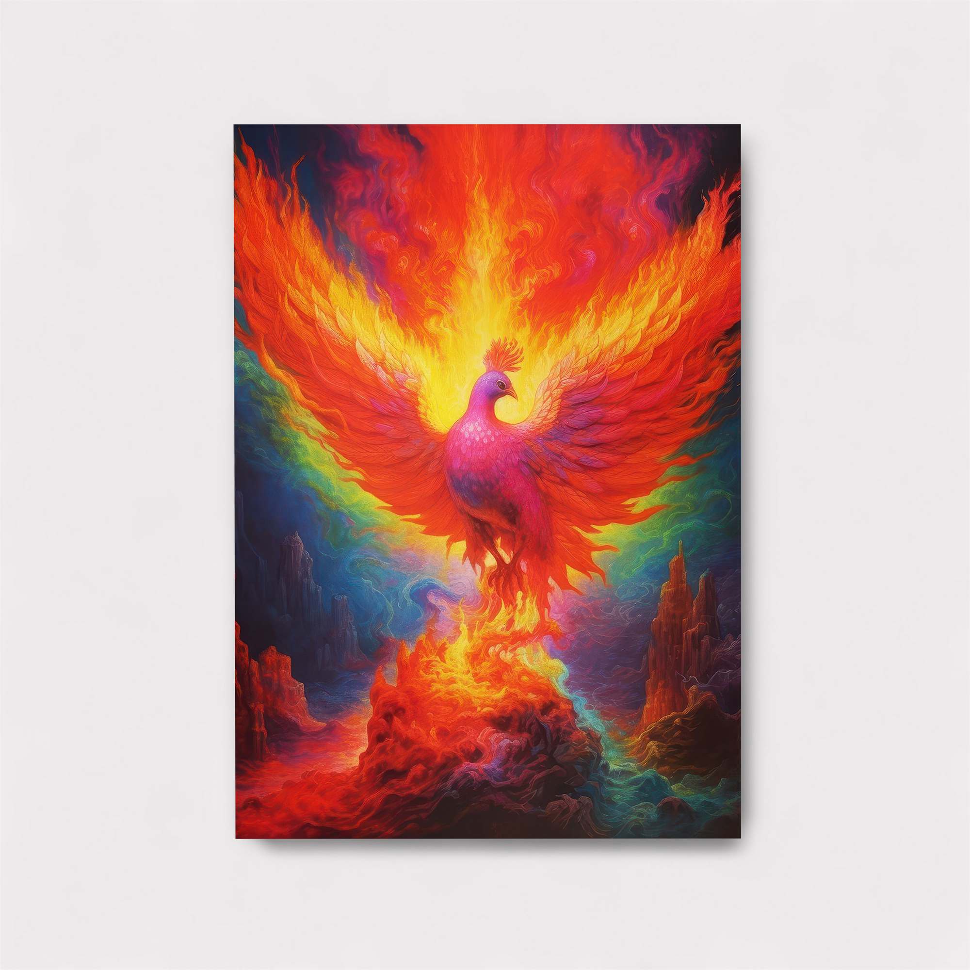 Phoenix Rebirth Safe Wall Magnetic / M