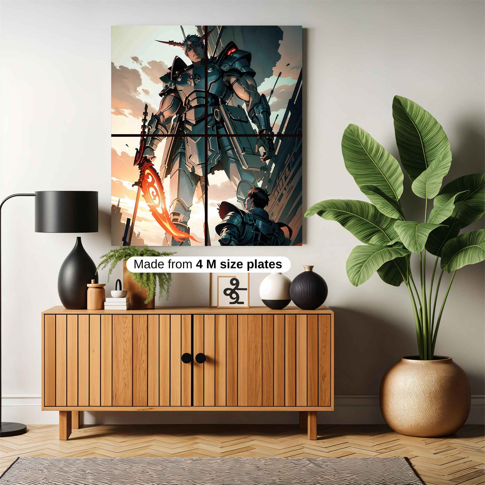 Samurai Dawn Safe Wall Magnetic / M