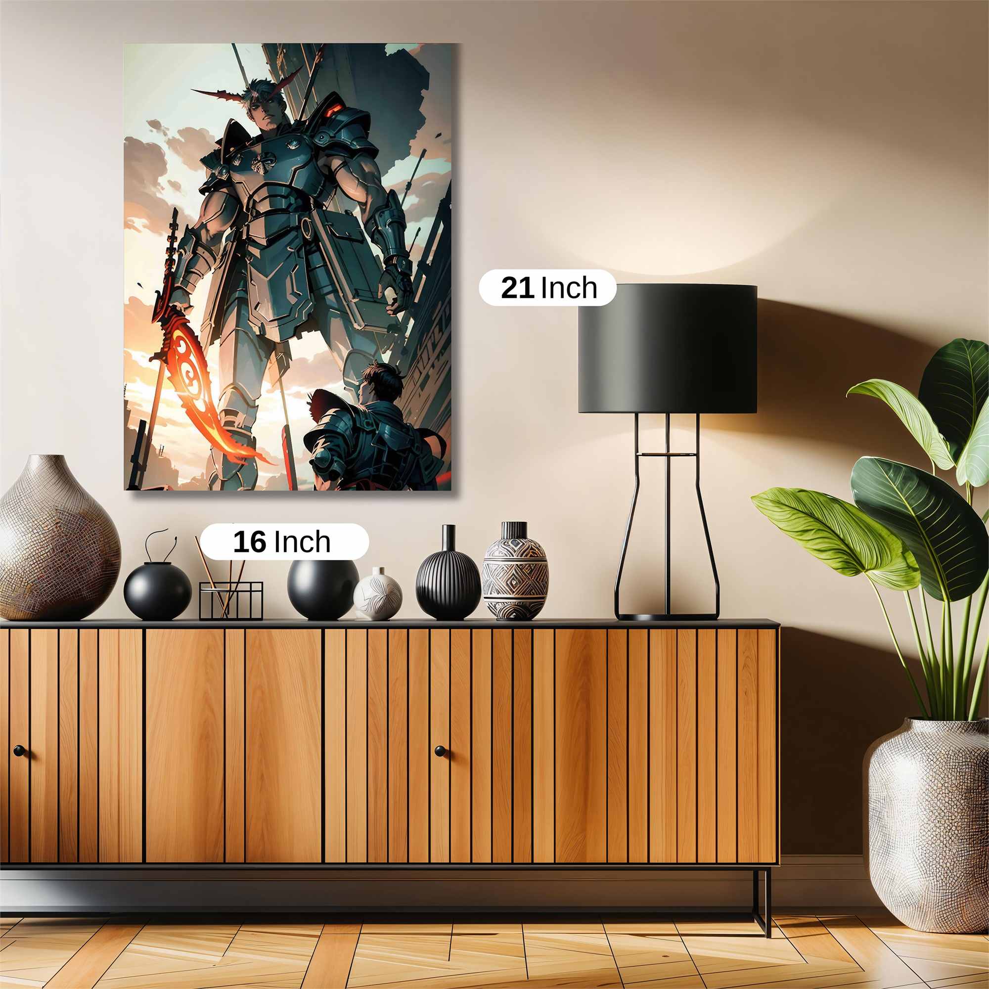 Samurai Dawn Safe Wall Magnetic / M