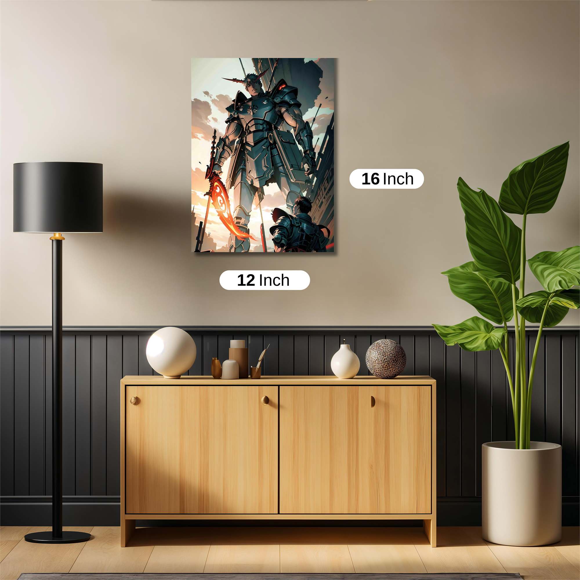 Samurai Dawn Safe Wall Magnetic / M