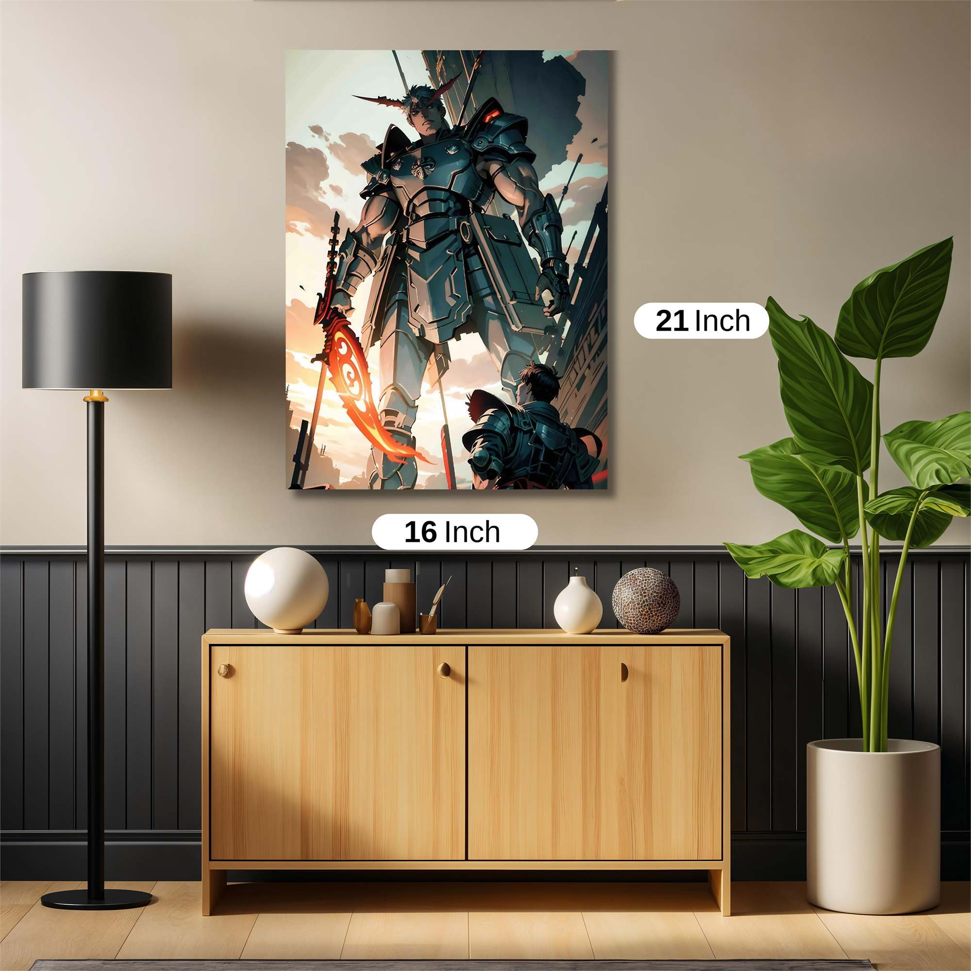 Samurai Dawn Safe Wall Magnetic / M