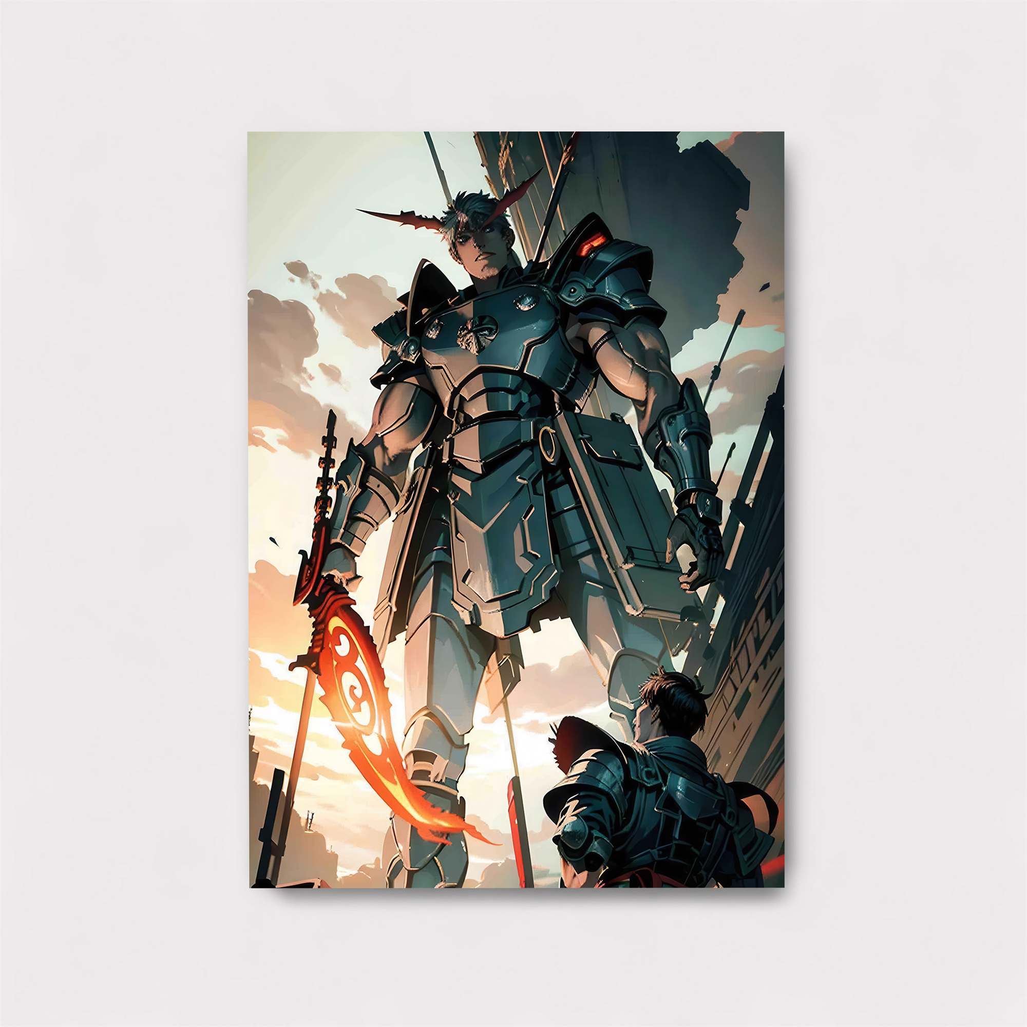 Samurai Dawn Safe Wall Magnetic / M