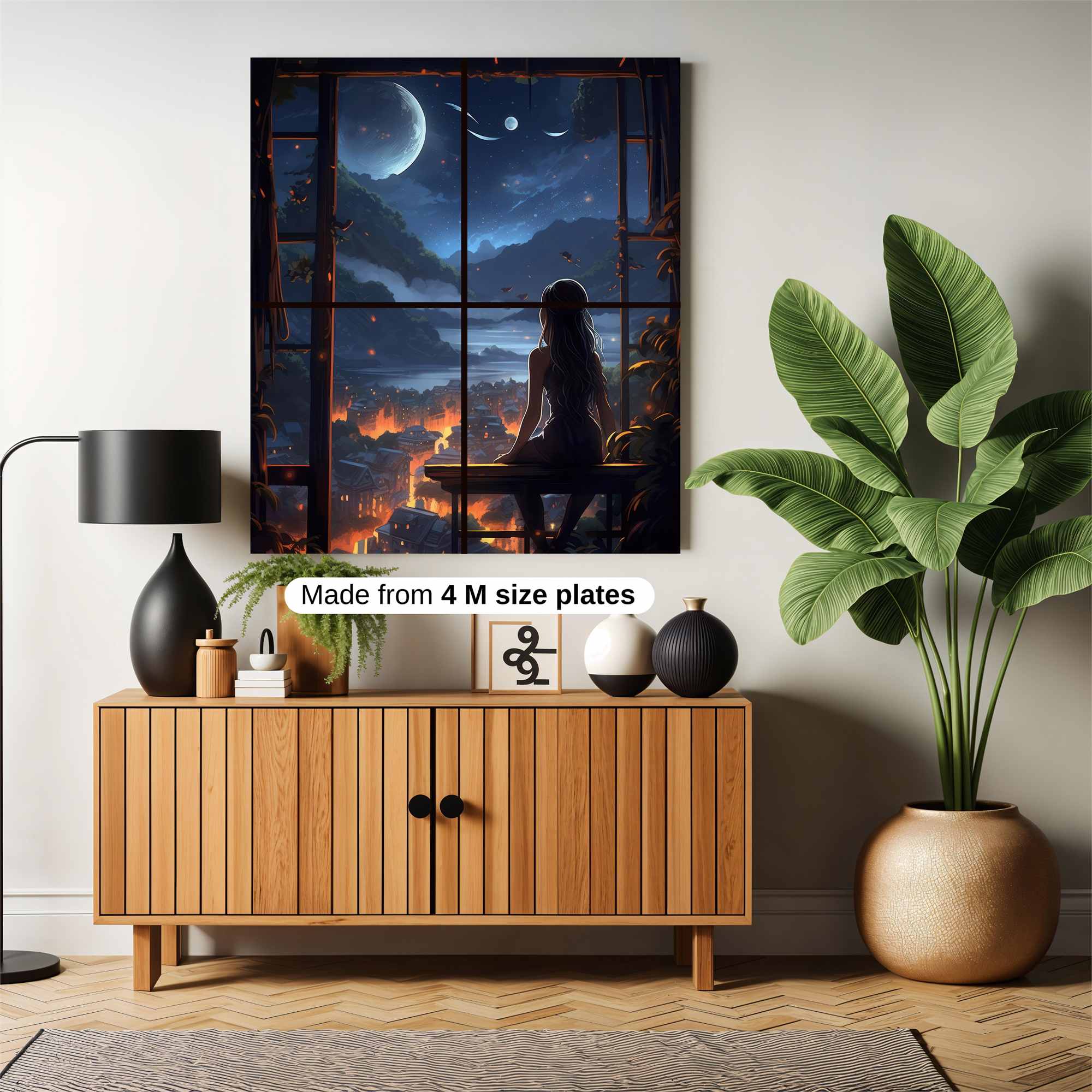 Moonlit Reverie Safe Wall Magnetic / M