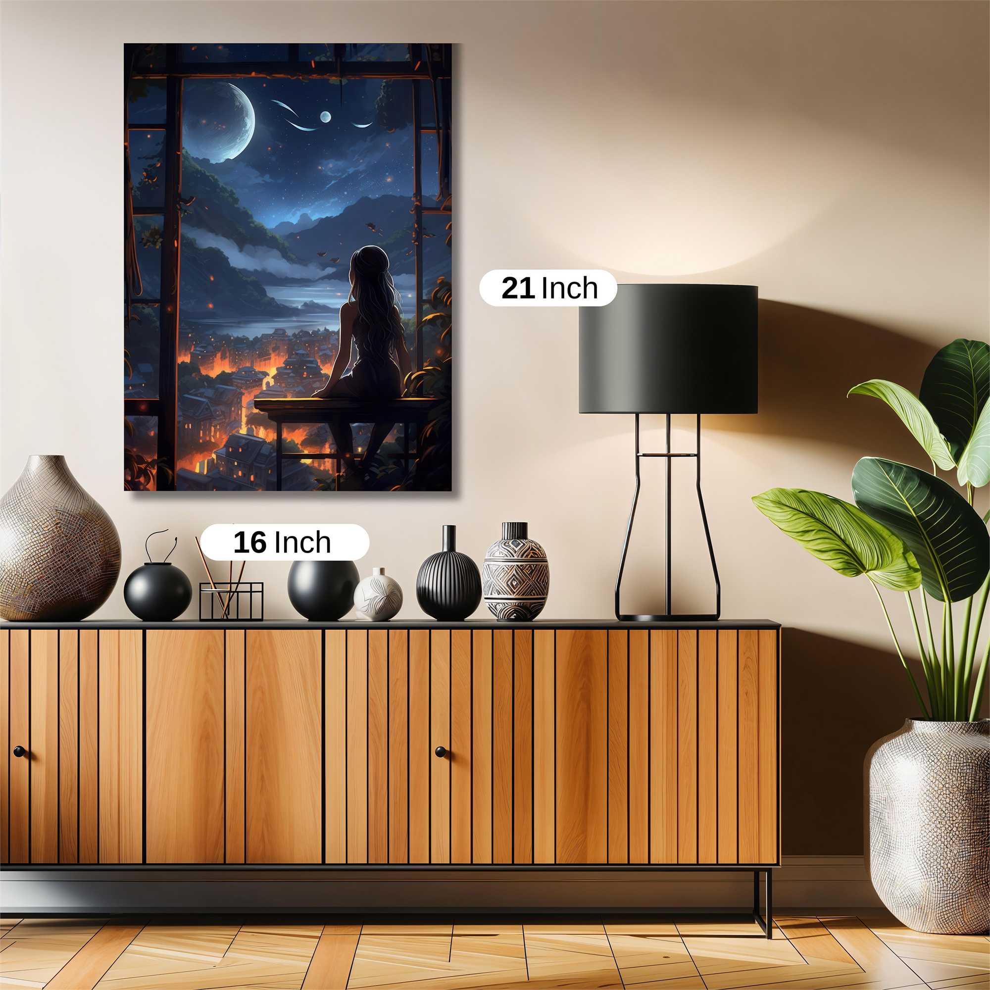Moonlit Reverie Safe Wall Magnetic / M