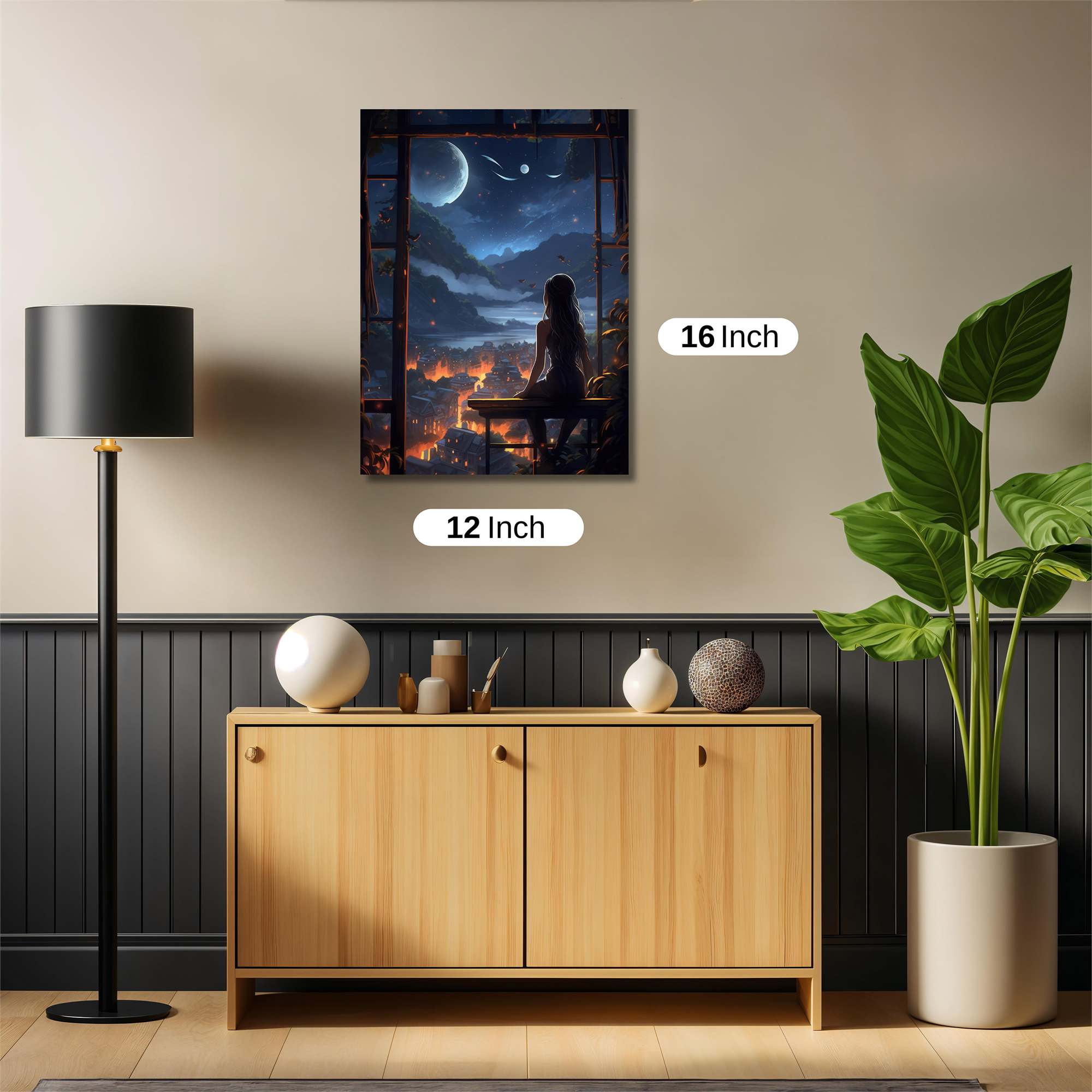 Moonlit Reverie Safe Wall Magnetic / M