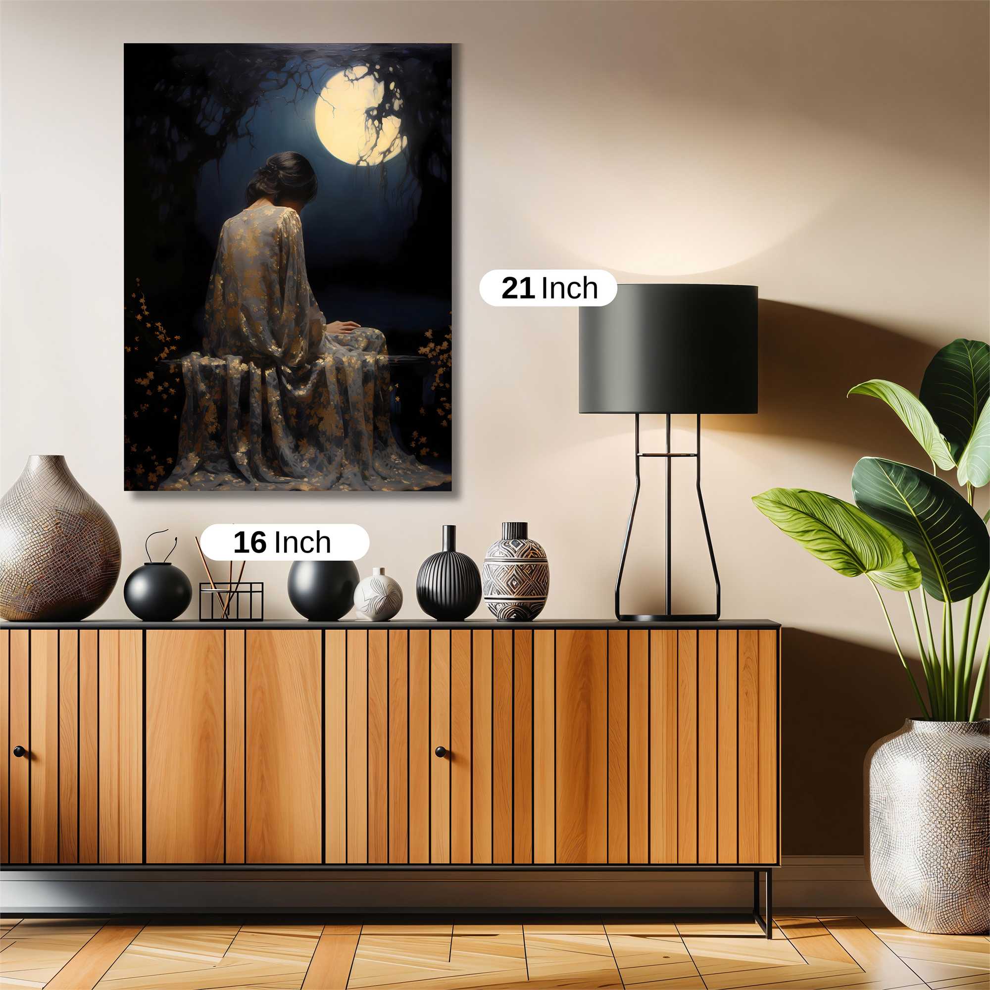 Moonlit Solitude Safe Wall Magnetic / M