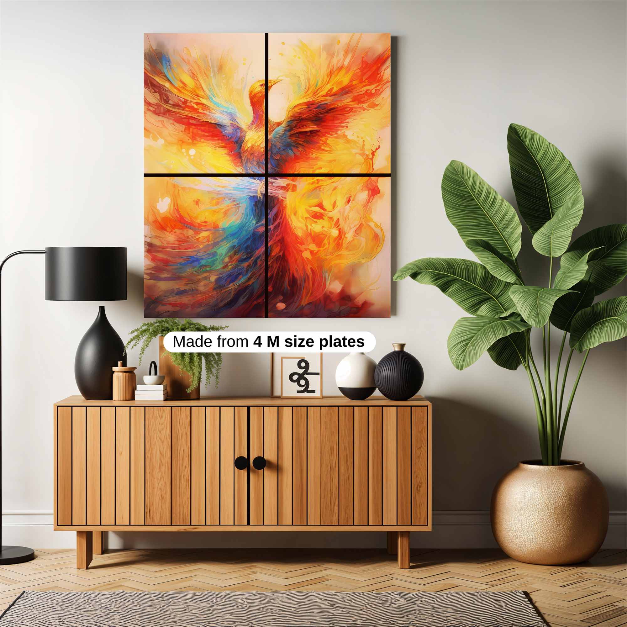 Phoenix Rebirth Safe Wall Magnetic / M