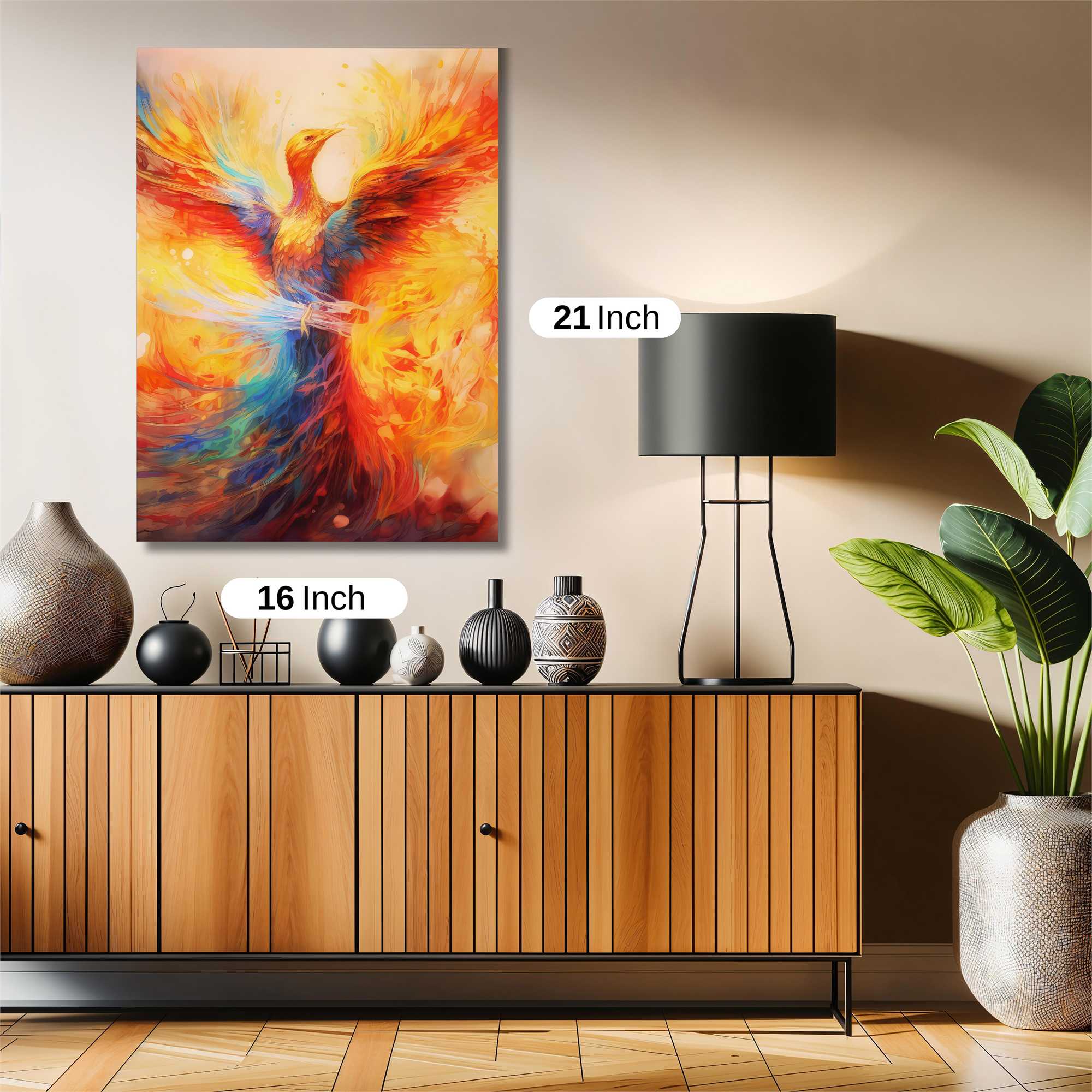 Phoenix Rebirth Safe Wall Magnetic / M