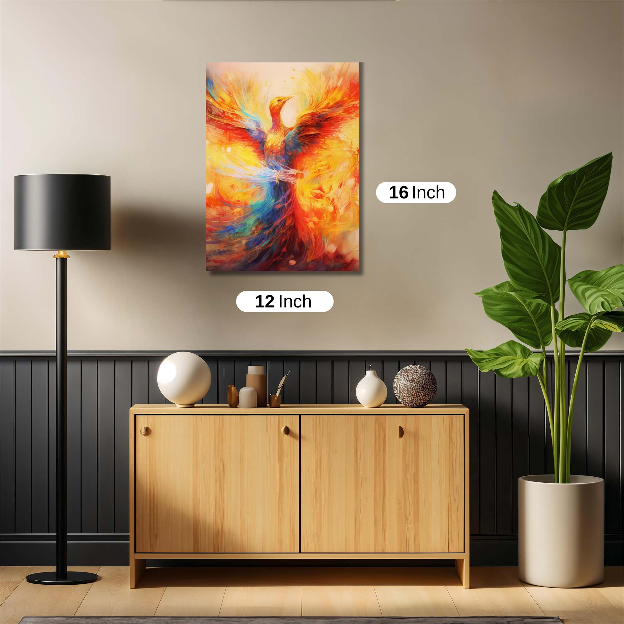 Phoenix Rebirth Safe Wall Magnetic / M