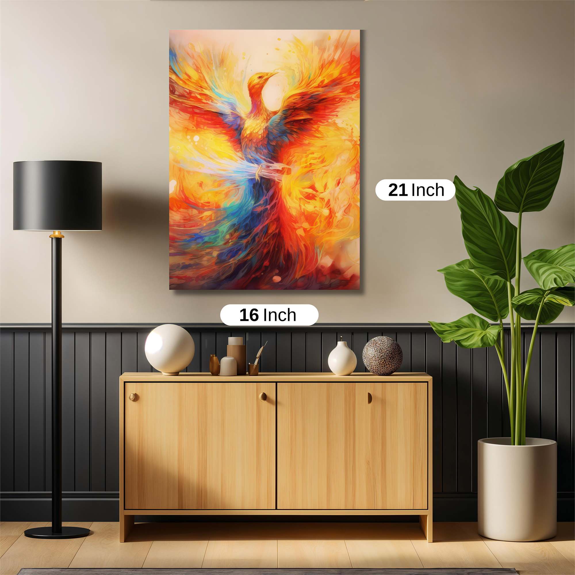 Phoenix Rebirth Safe Wall Magnetic / M