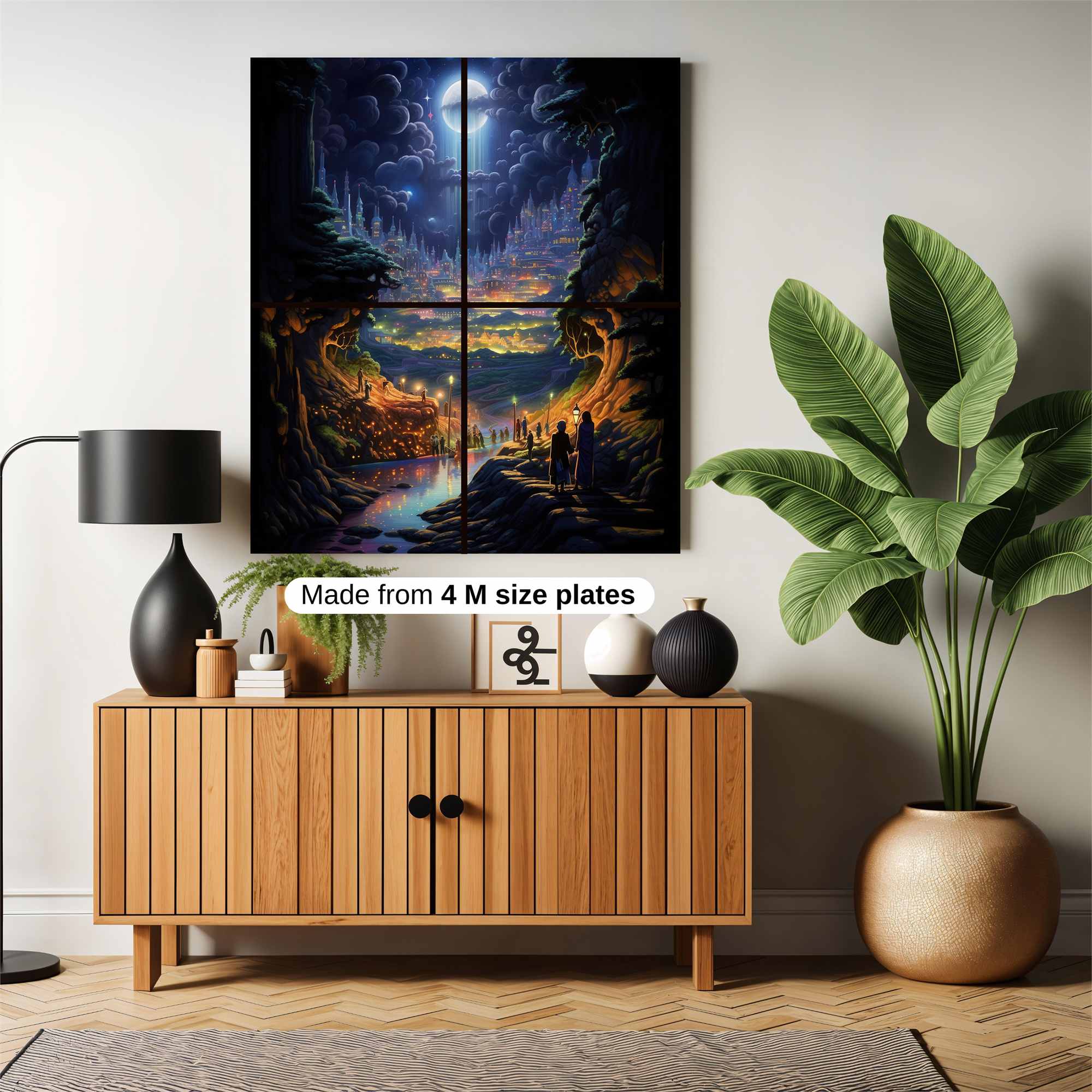 Moonlit Serenity Safe Wall Magnetic / M