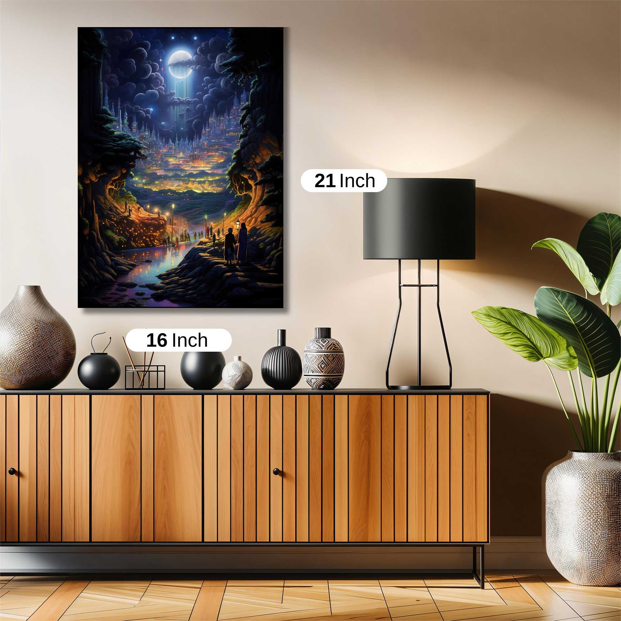 Moonlit Serenity Safe Wall Magnetic / M