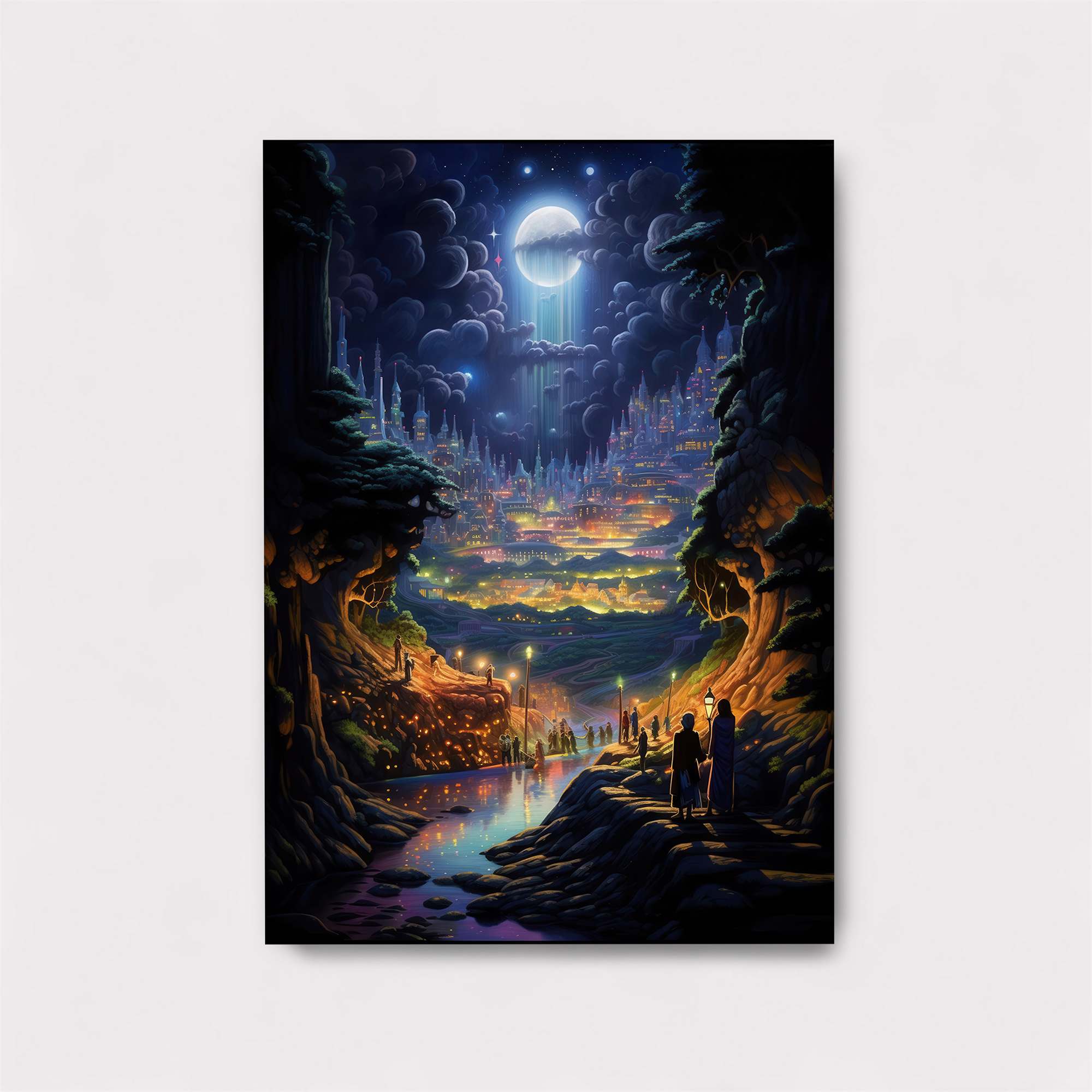 Moonlit Serenity Safe Wall Magnetic / M