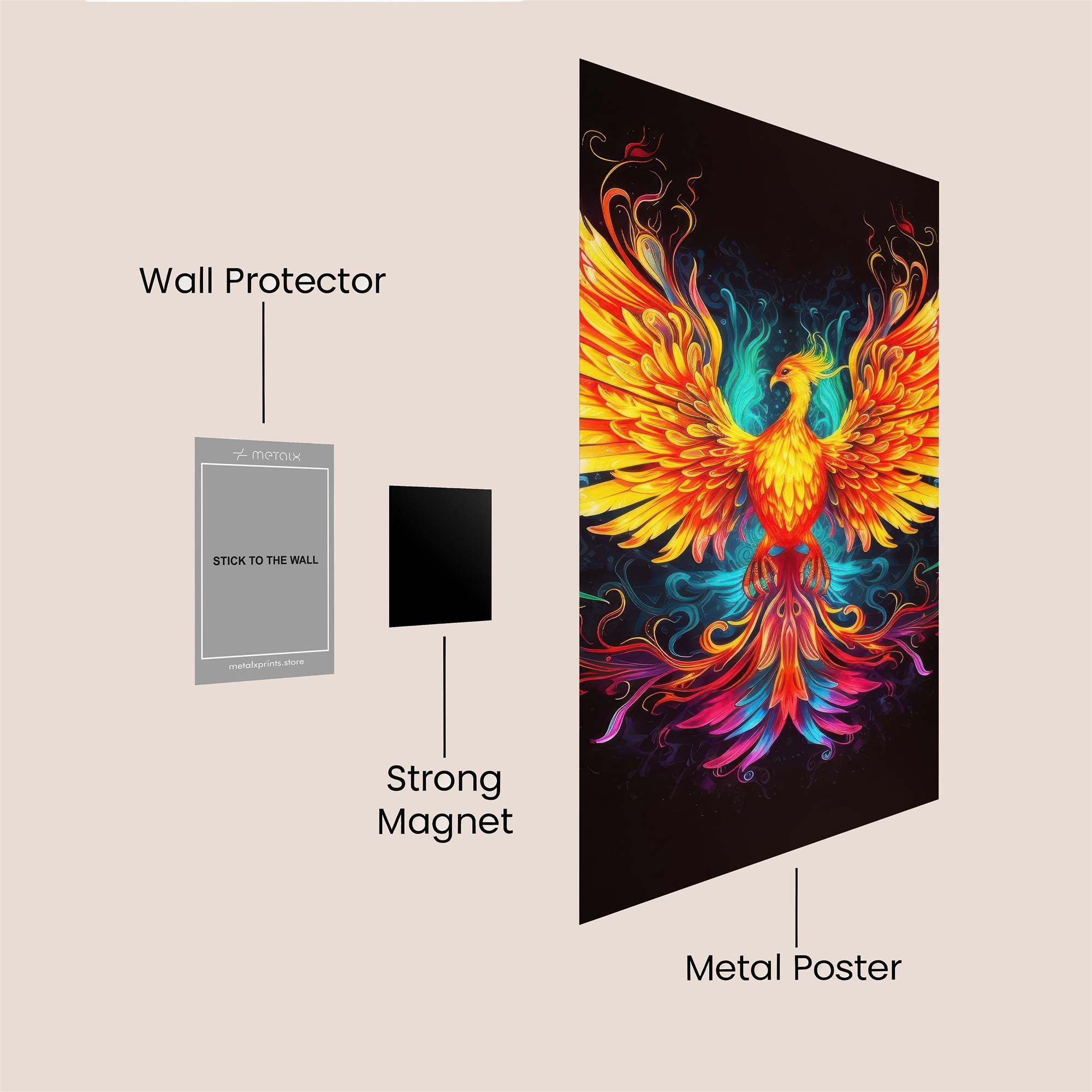 Phoenix Radiance Safe Wall Magnetic / M
