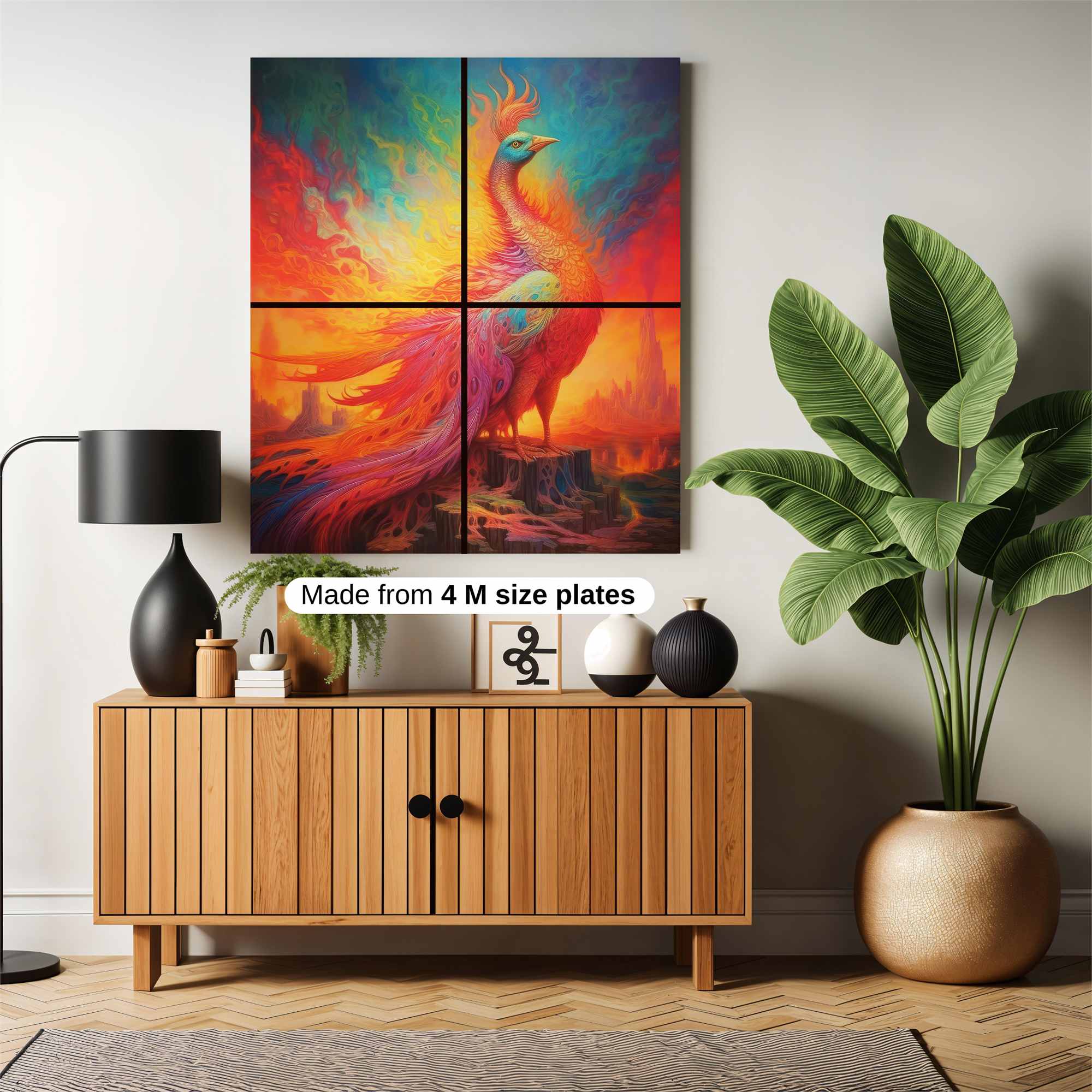 Phoenix Rebirth Safe Wall Magnetic / M