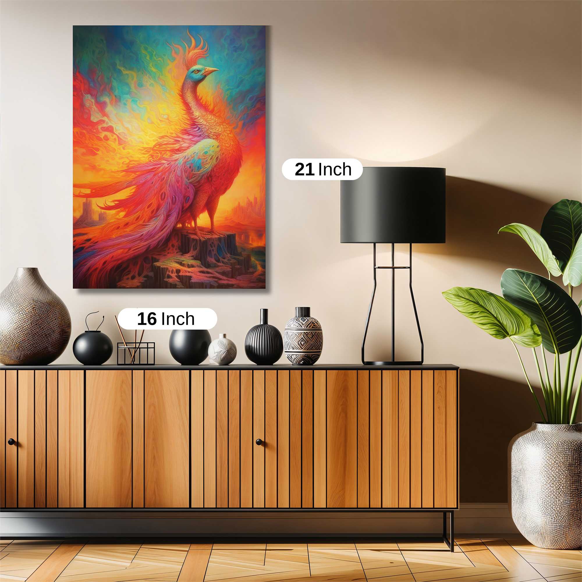 Phoenix Rebirth Safe Wall Magnetic / M