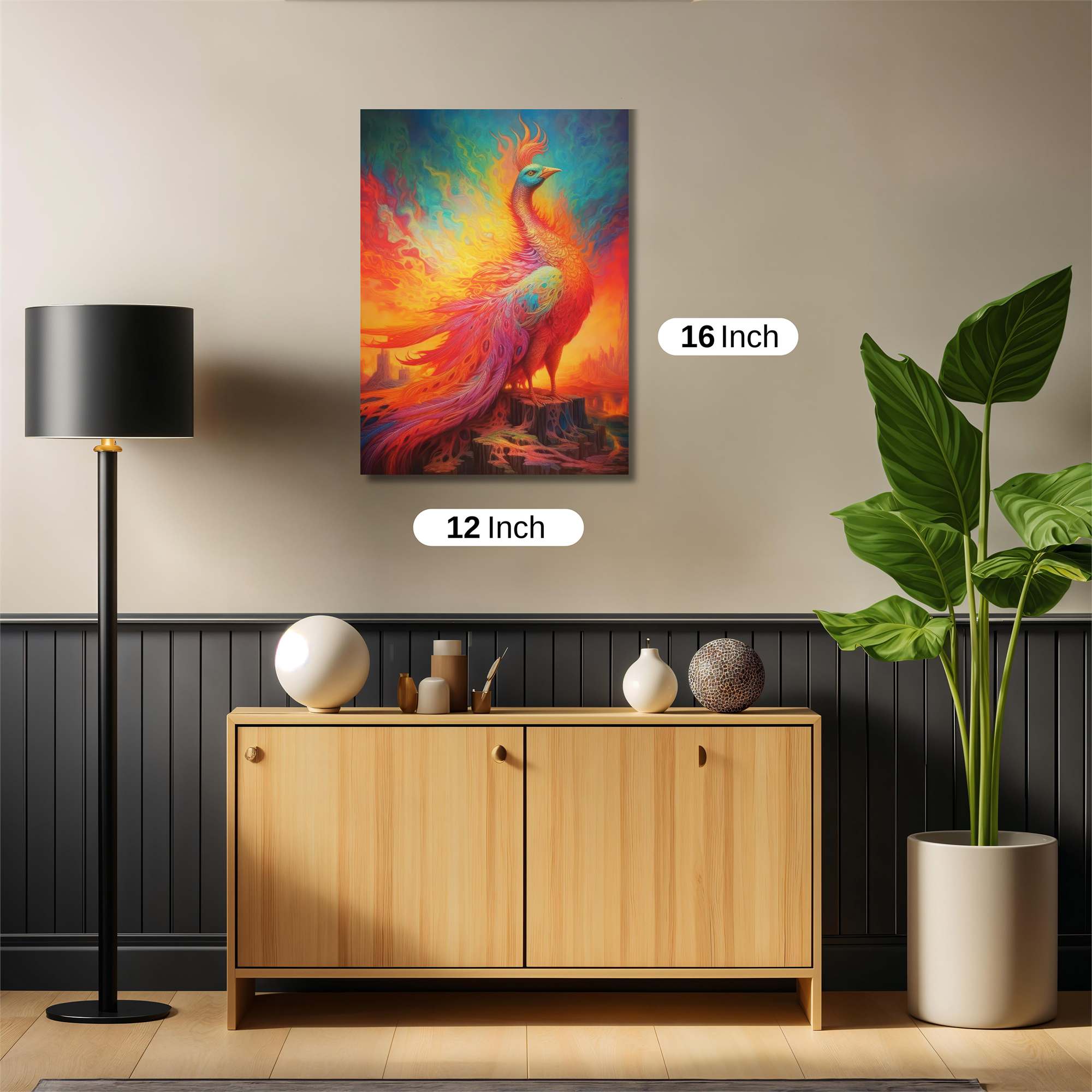 Phoenix Rebirth Safe Wall Magnetic / M