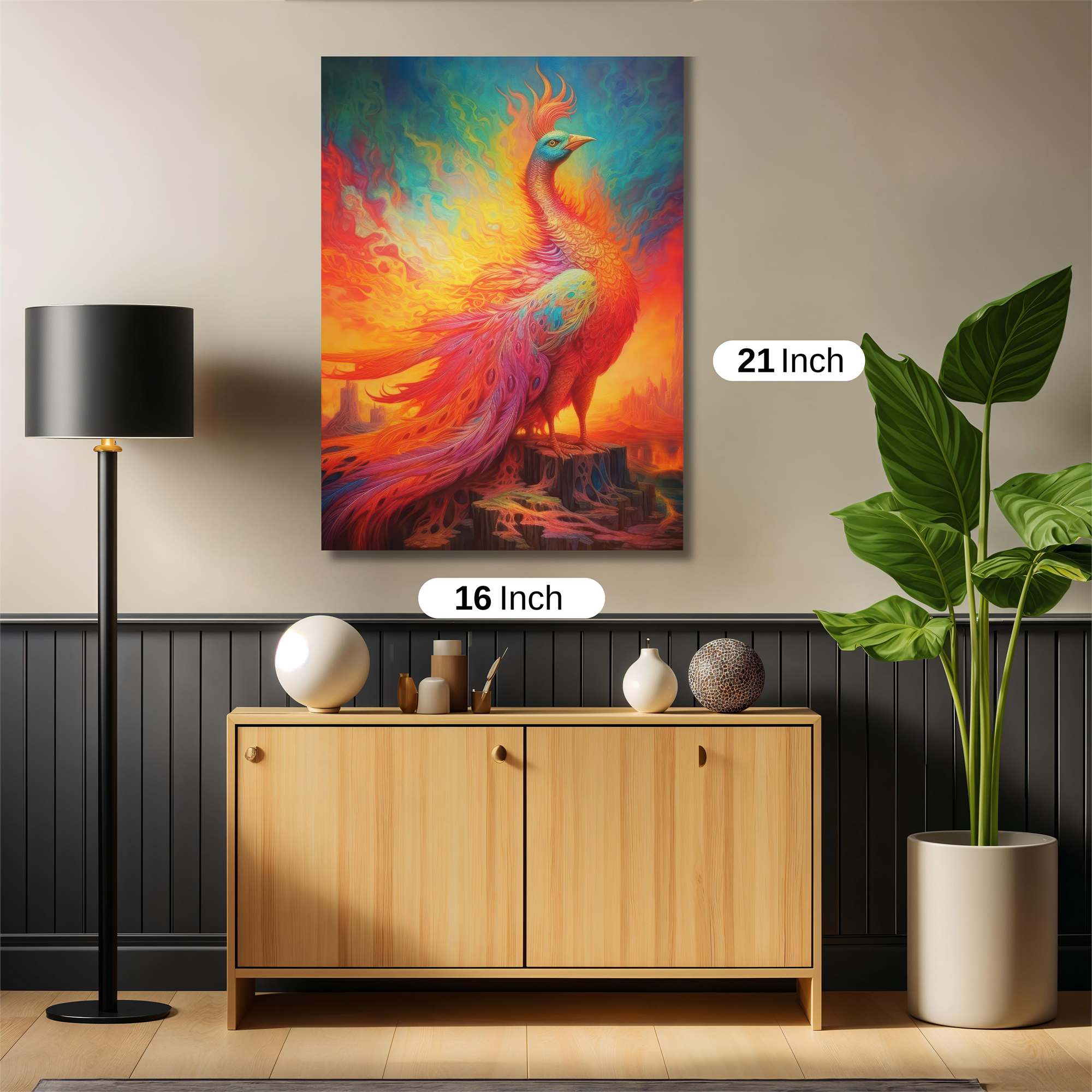 Phoenix Rebirth Safe Wall Magnetic / M