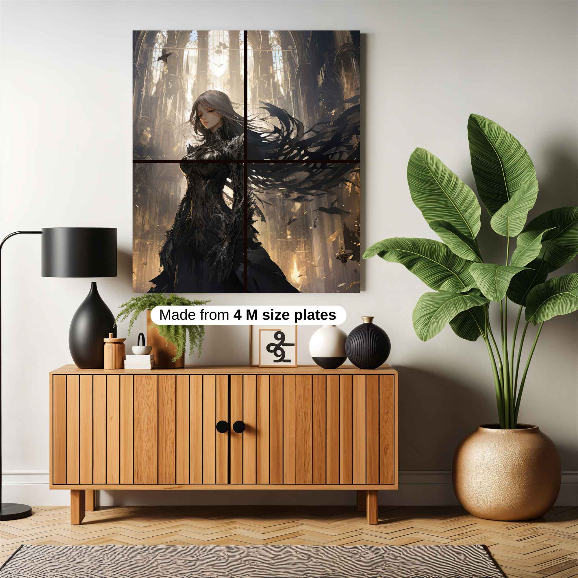 Raven Sorrow Safe Wall Magnetic / M