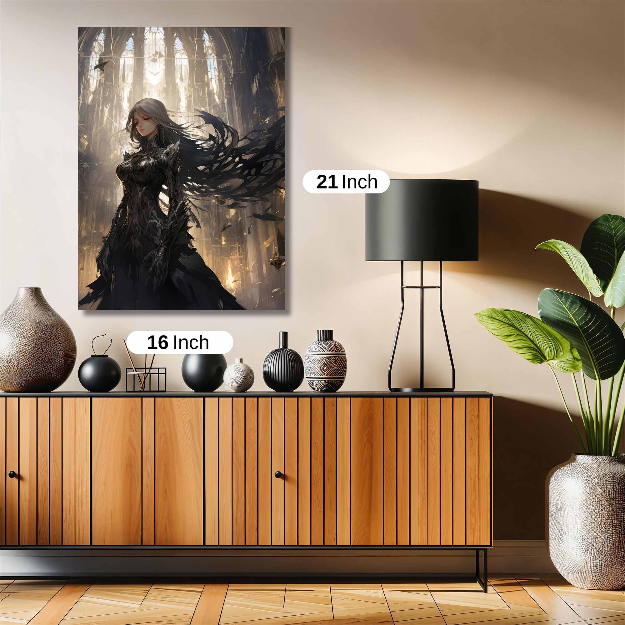 Raven Sorrow Safe Wall Magnetic / M