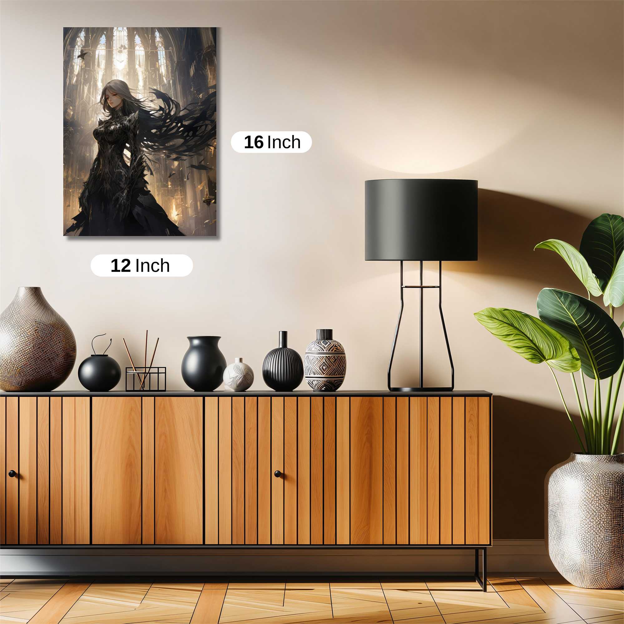 Raven Sorrow Safe Wall Magnetic / M