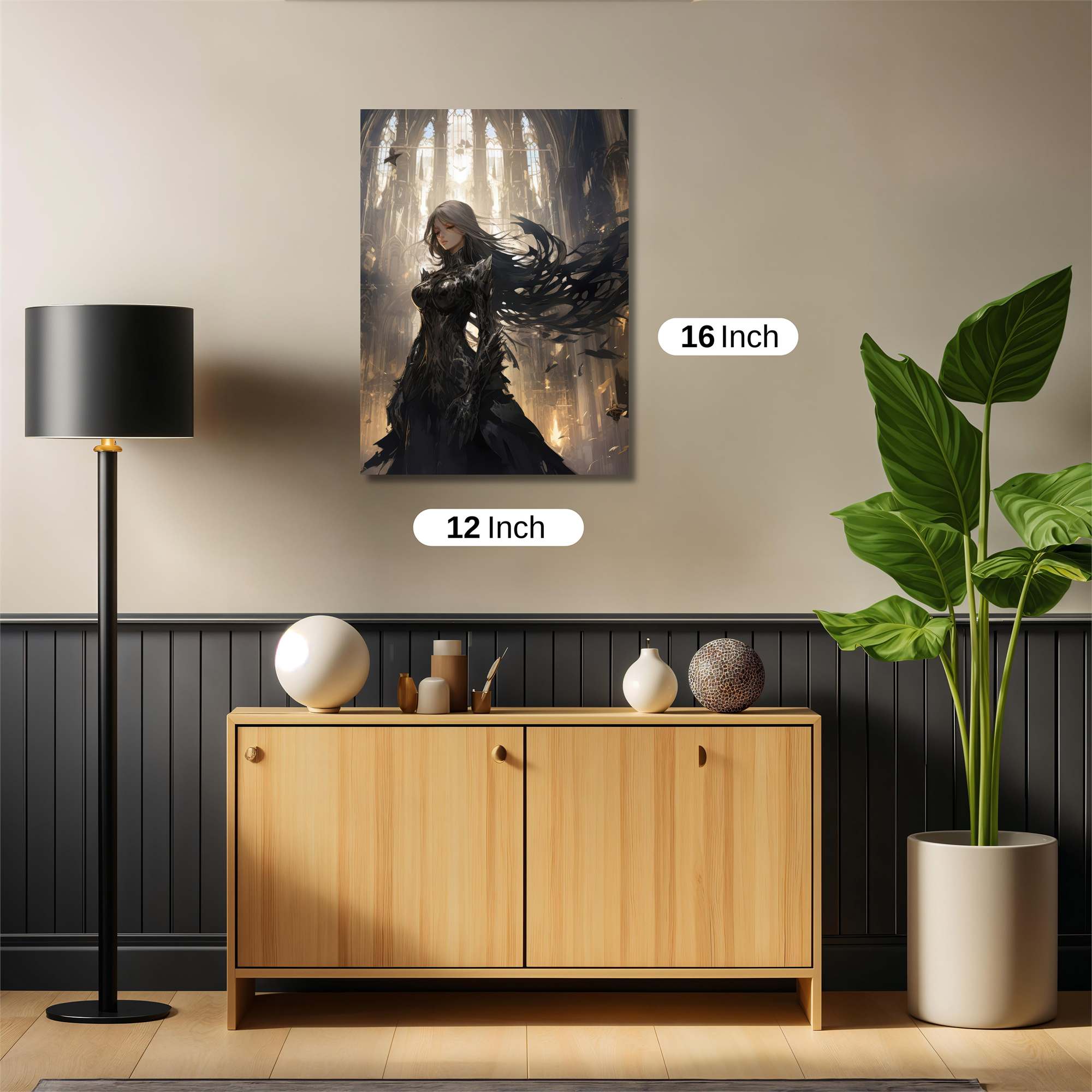 Raven Sorrow Safe Wall Magnetic / M