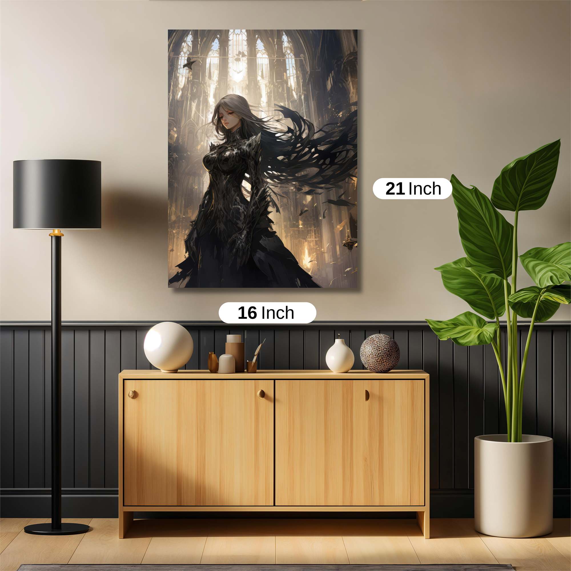 Raven Sorrow Safe Wall Magnetic / M