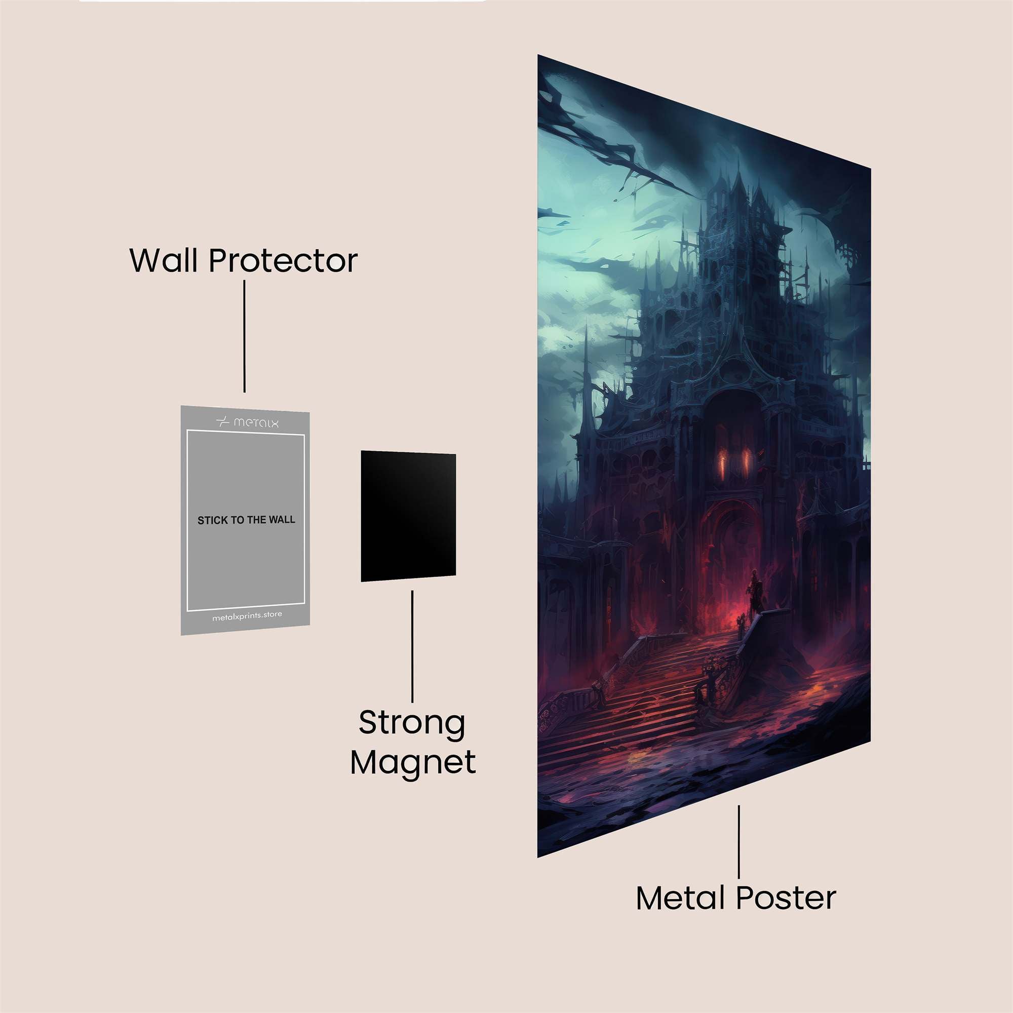 Dracula's Gloom Safe Wall Magnetic / M