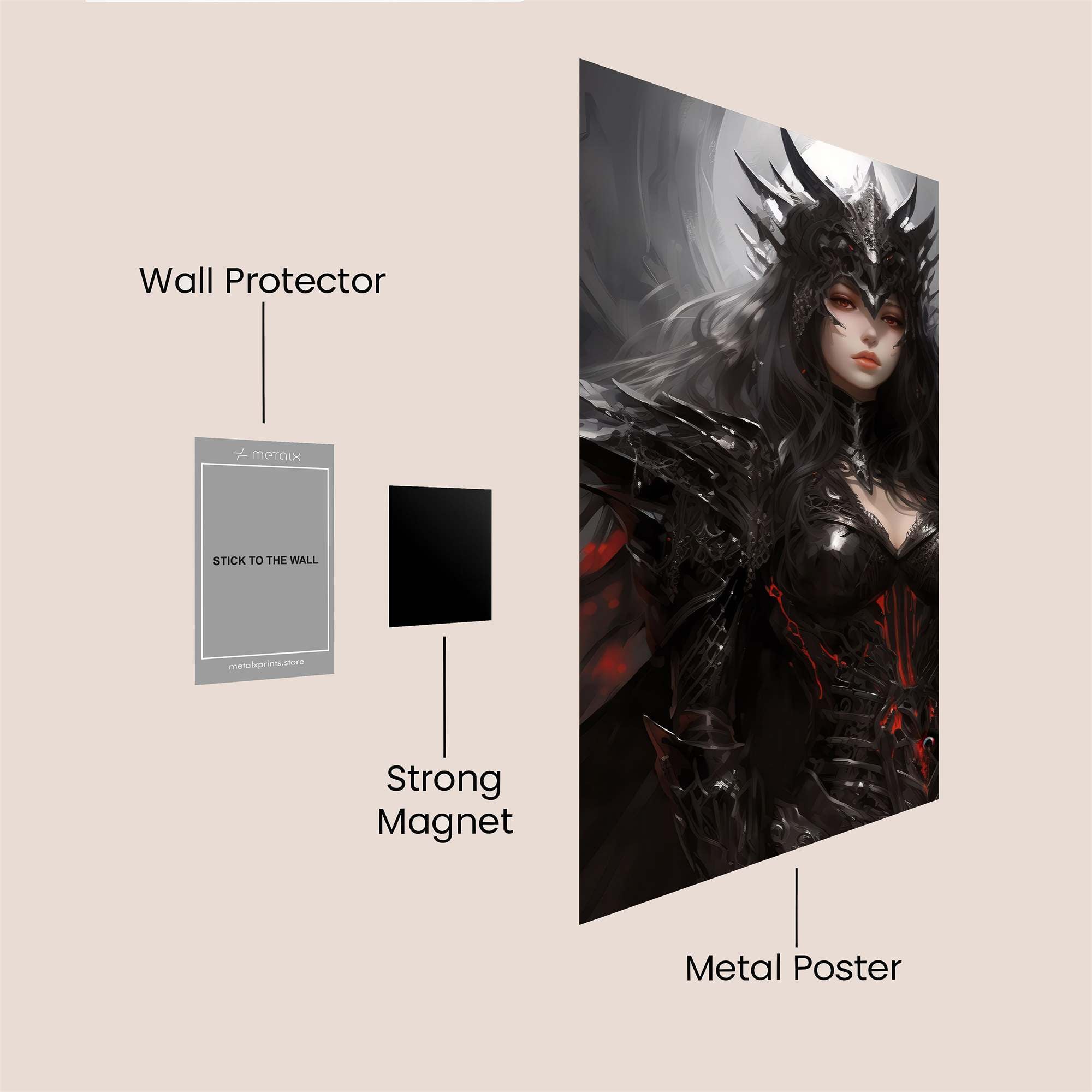 Dark Empress Safe Wall Magnetic / M