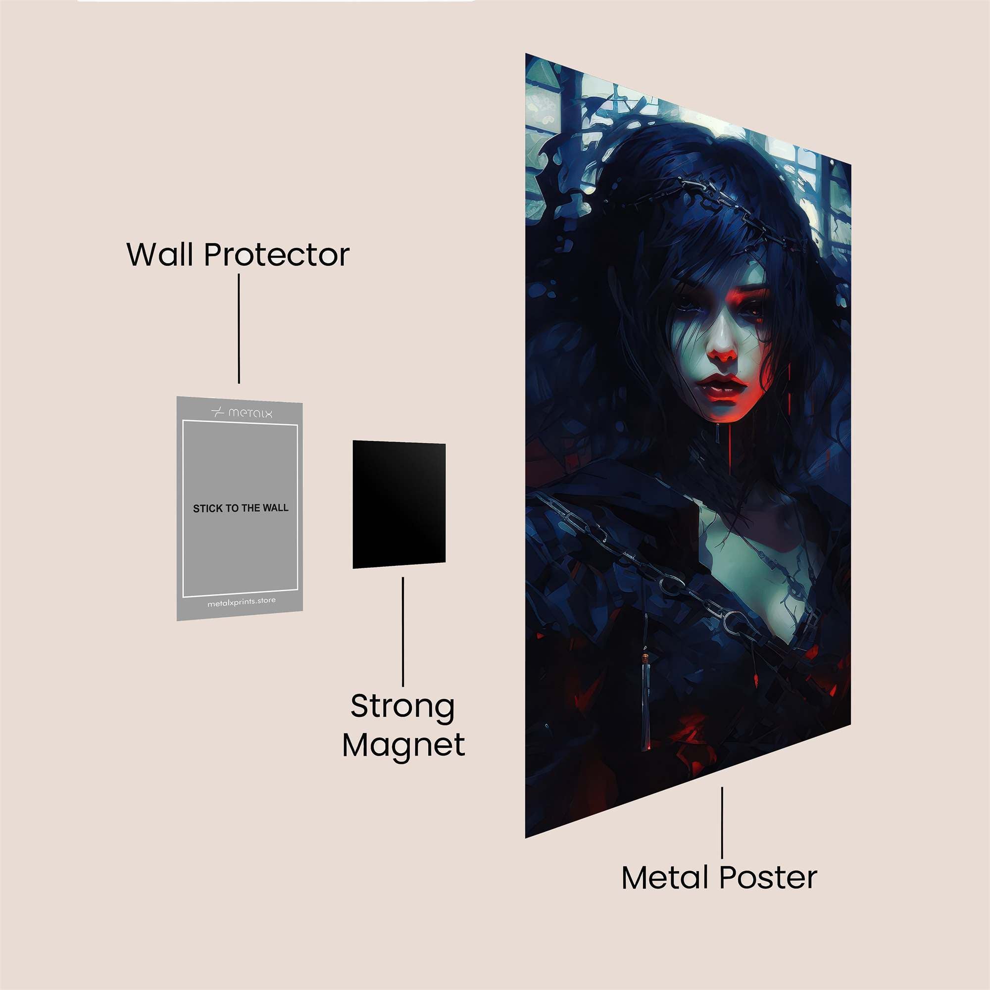 Raven Enigma Safe Wall Magnetic / M