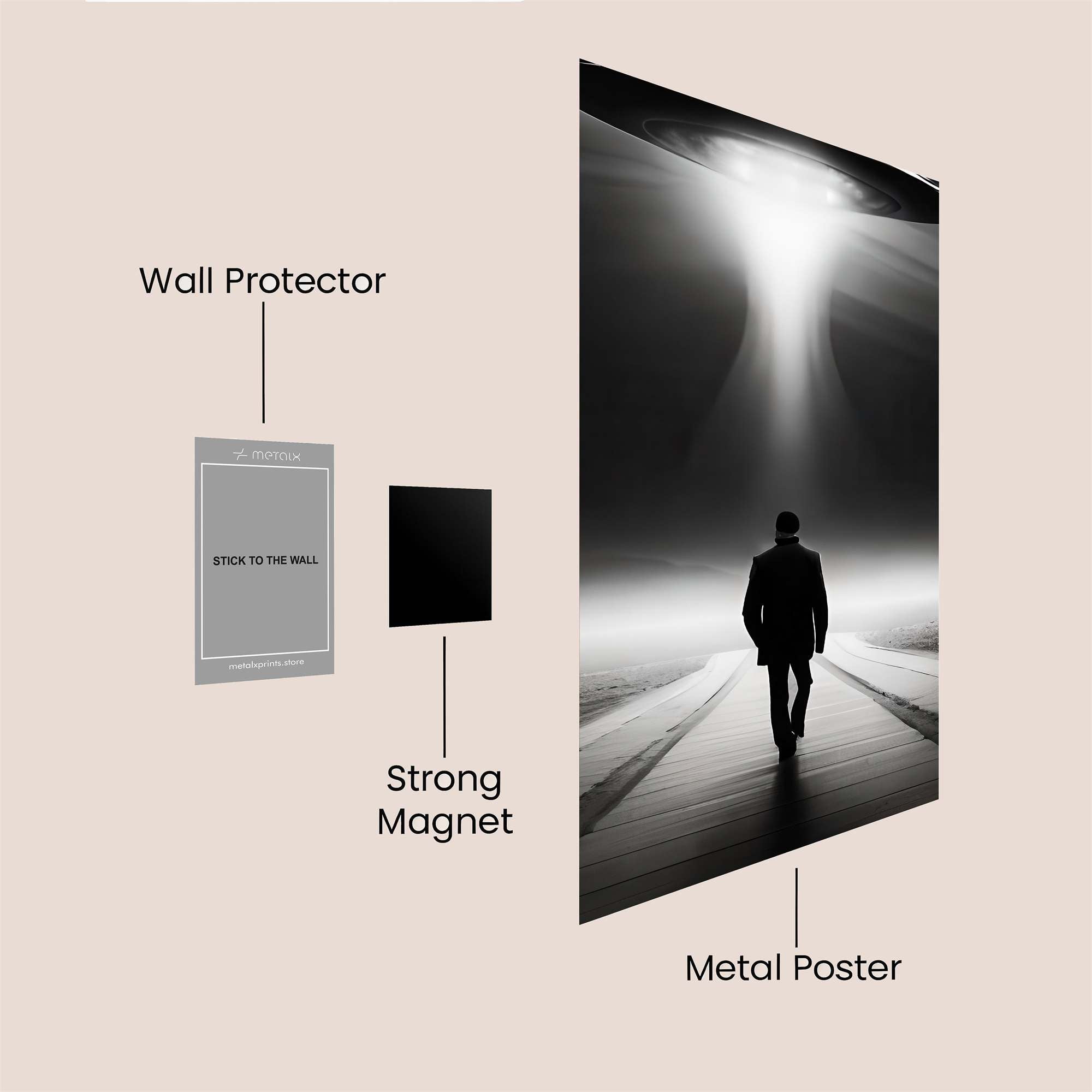 Moonlit Mystery Safe Wall Magnetic / M