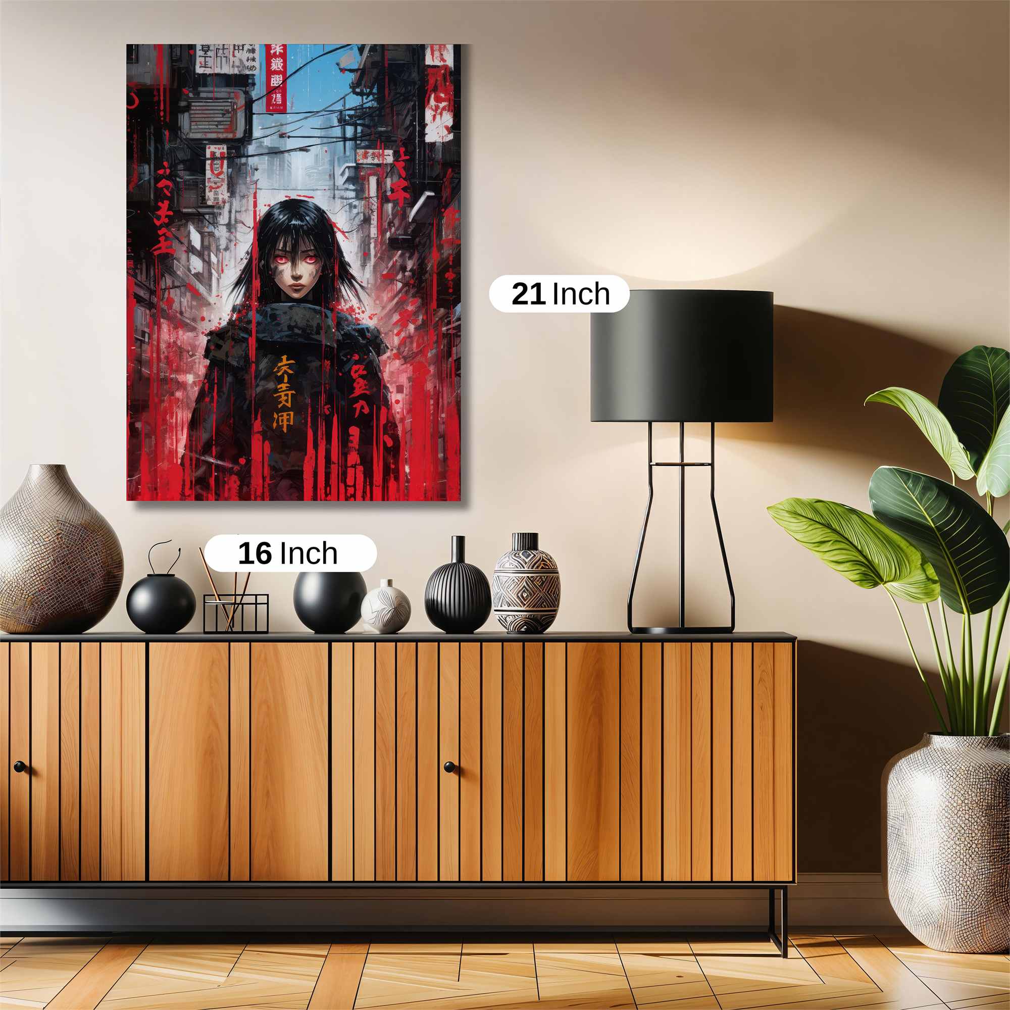 Cyberpunk Despair Safe Wall Magnetic / M