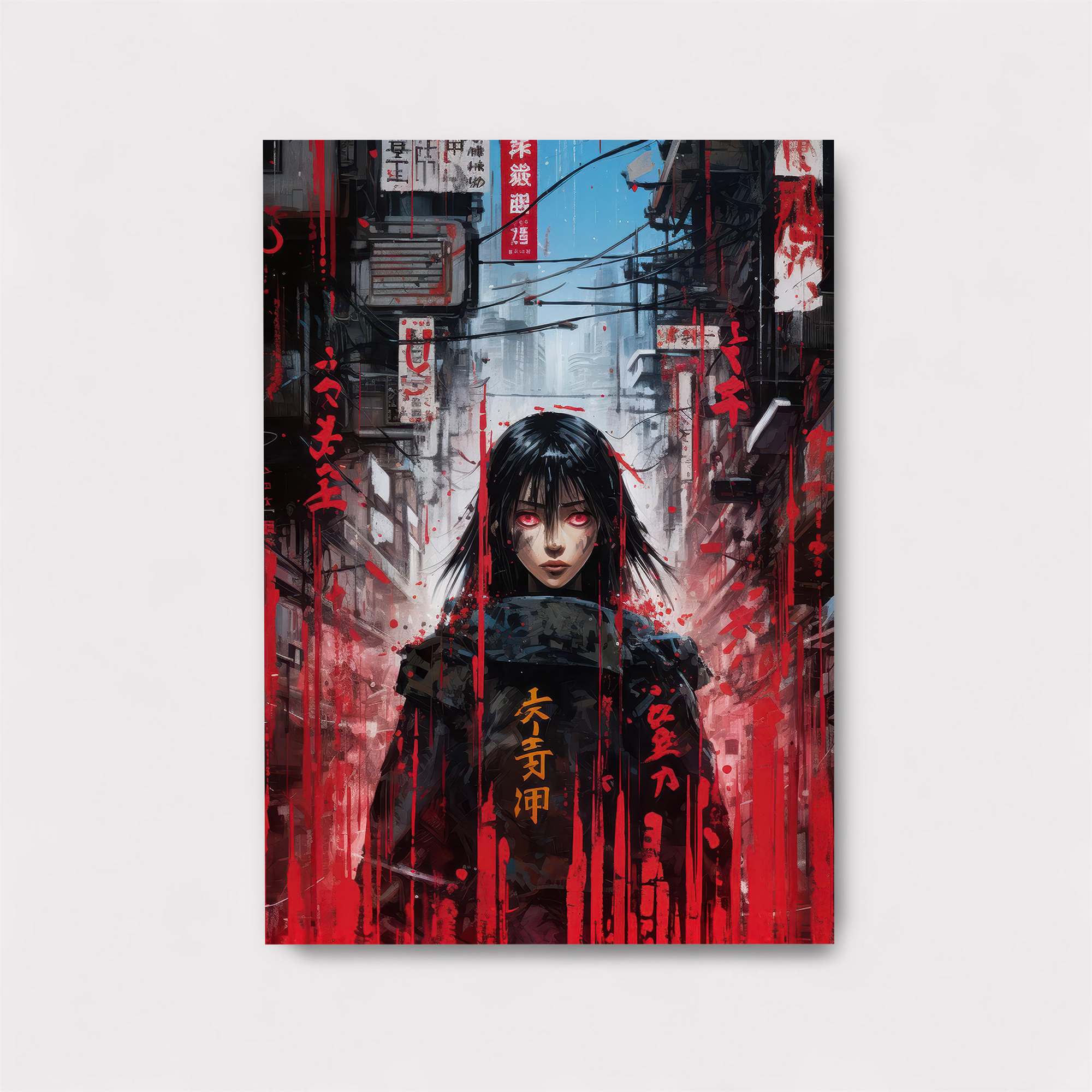 Cyberpunk Despair Safe Wall Magnetic / M