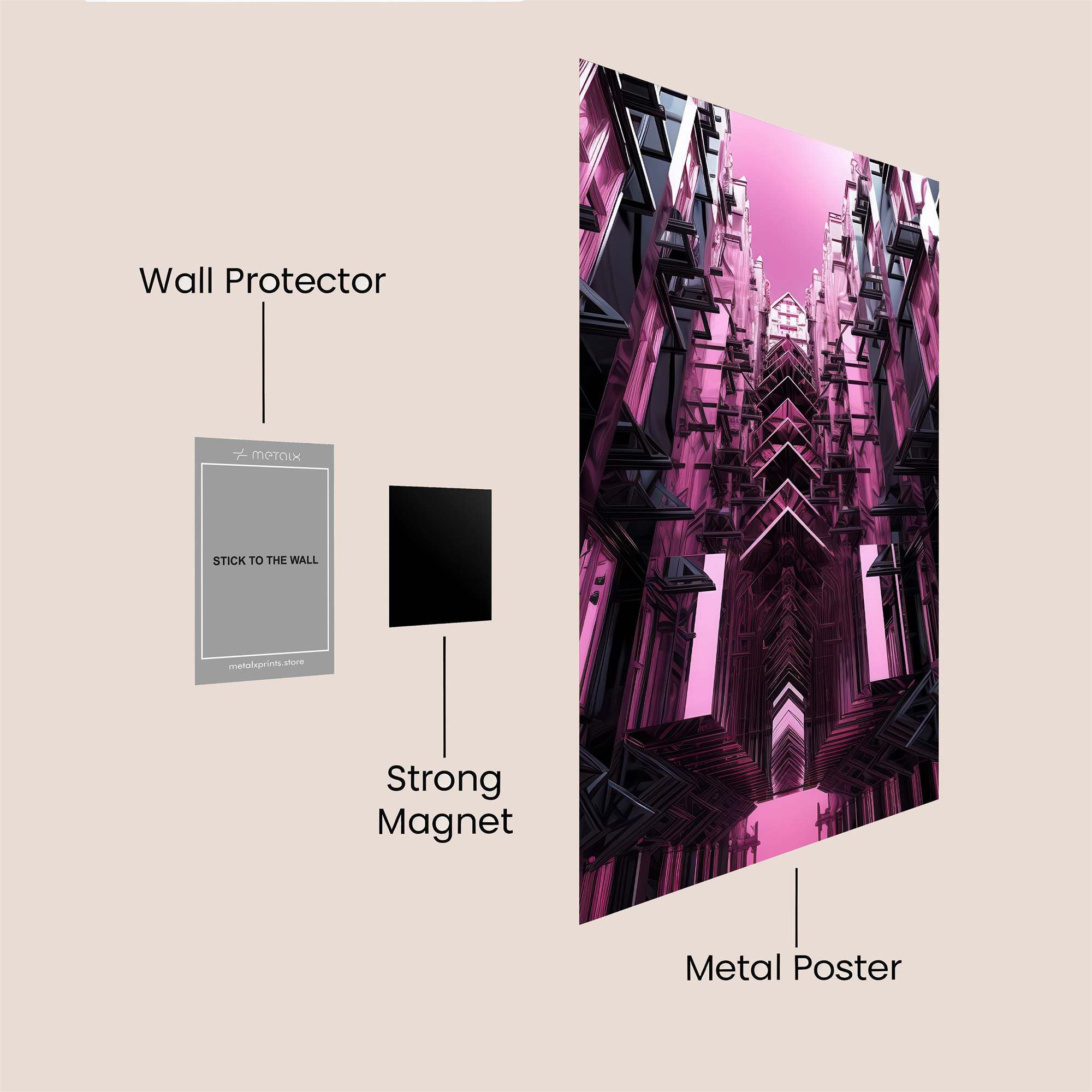 Gothic Dream Safe Wall Magnetic / M
